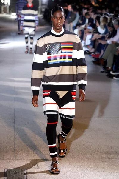 Givenchy SS14 TISCI Runway Multi Strip Flag Oversized Sweat RRP $795 Size US S / EU 44-46 / 1 - 1 Thumbnail