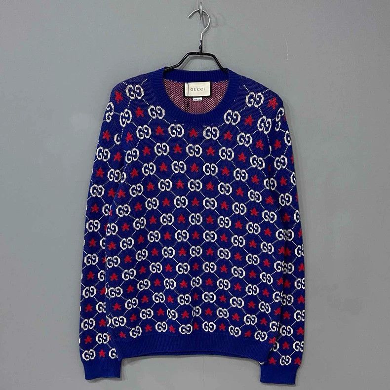 Gucci Gucci Knitted full-print star sweater Size M / US 6-8 / IT 42-44 - 1 Thumbnail