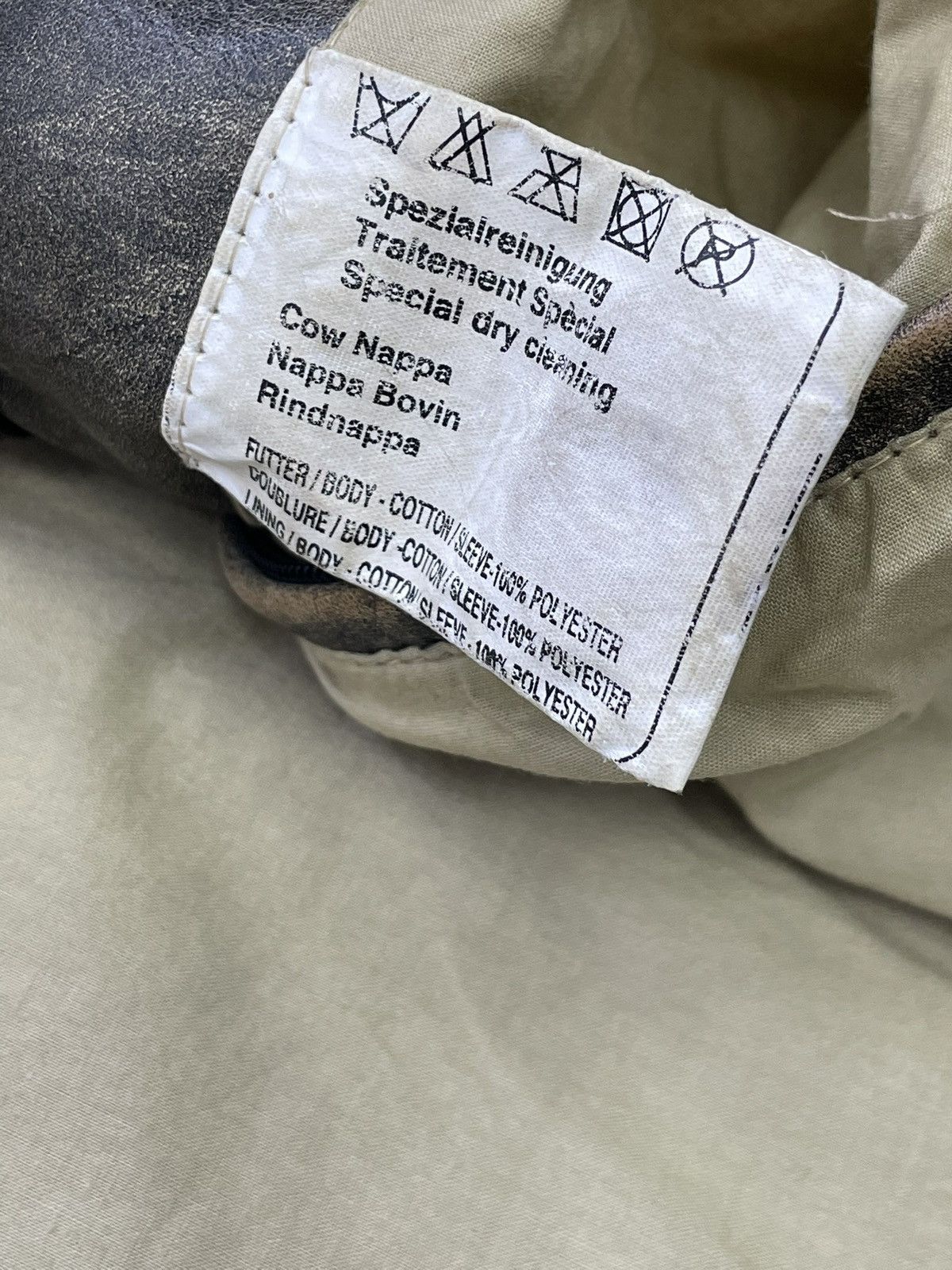 Japanese Brand Hype washed leather acant garde jacket diesel style y2k Size US M / EU 48-50 / 2 - 5 Thumbnail
