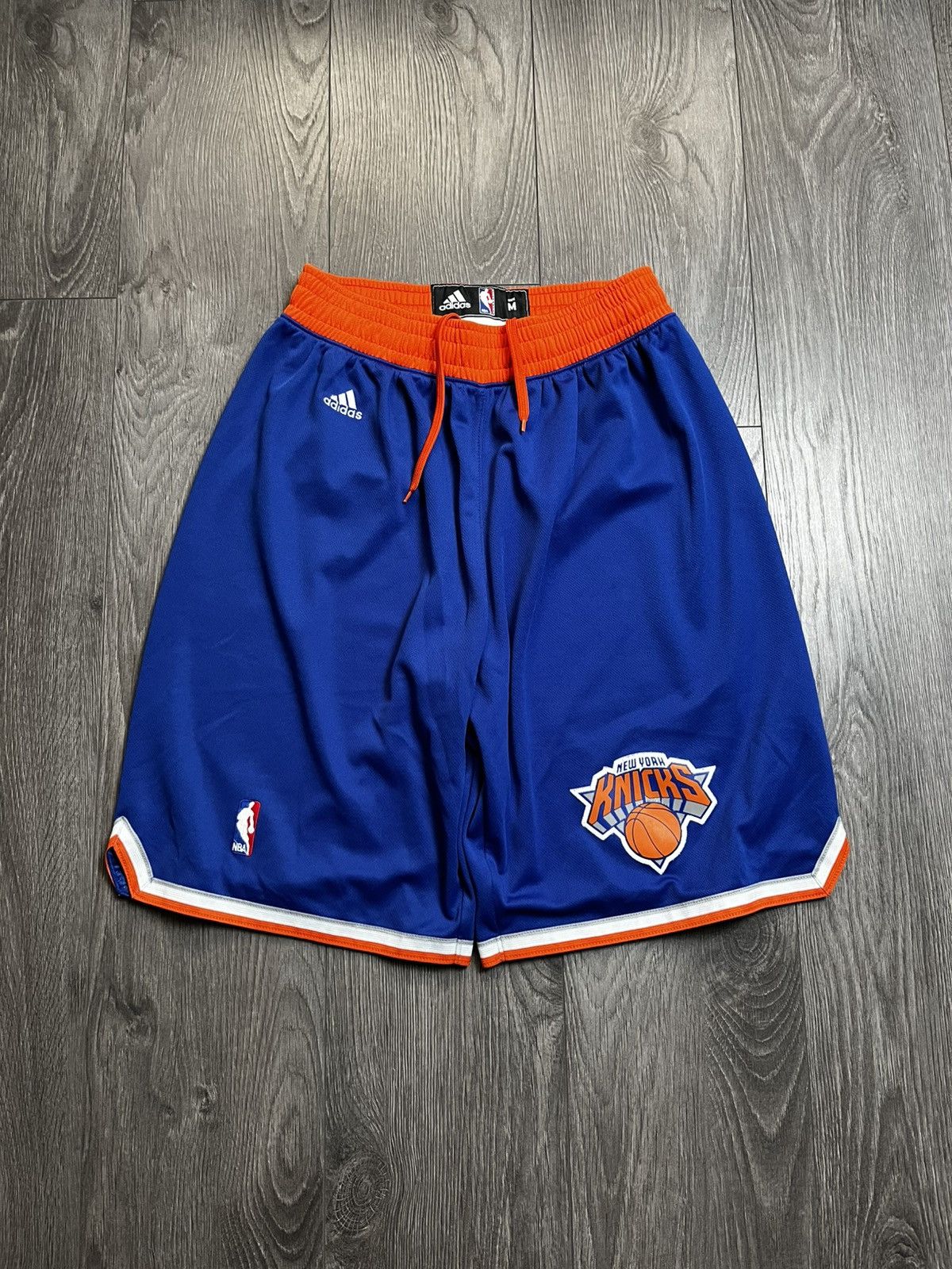 Adidas NBA New York Knicks On-Court Basketball Shorts Size M