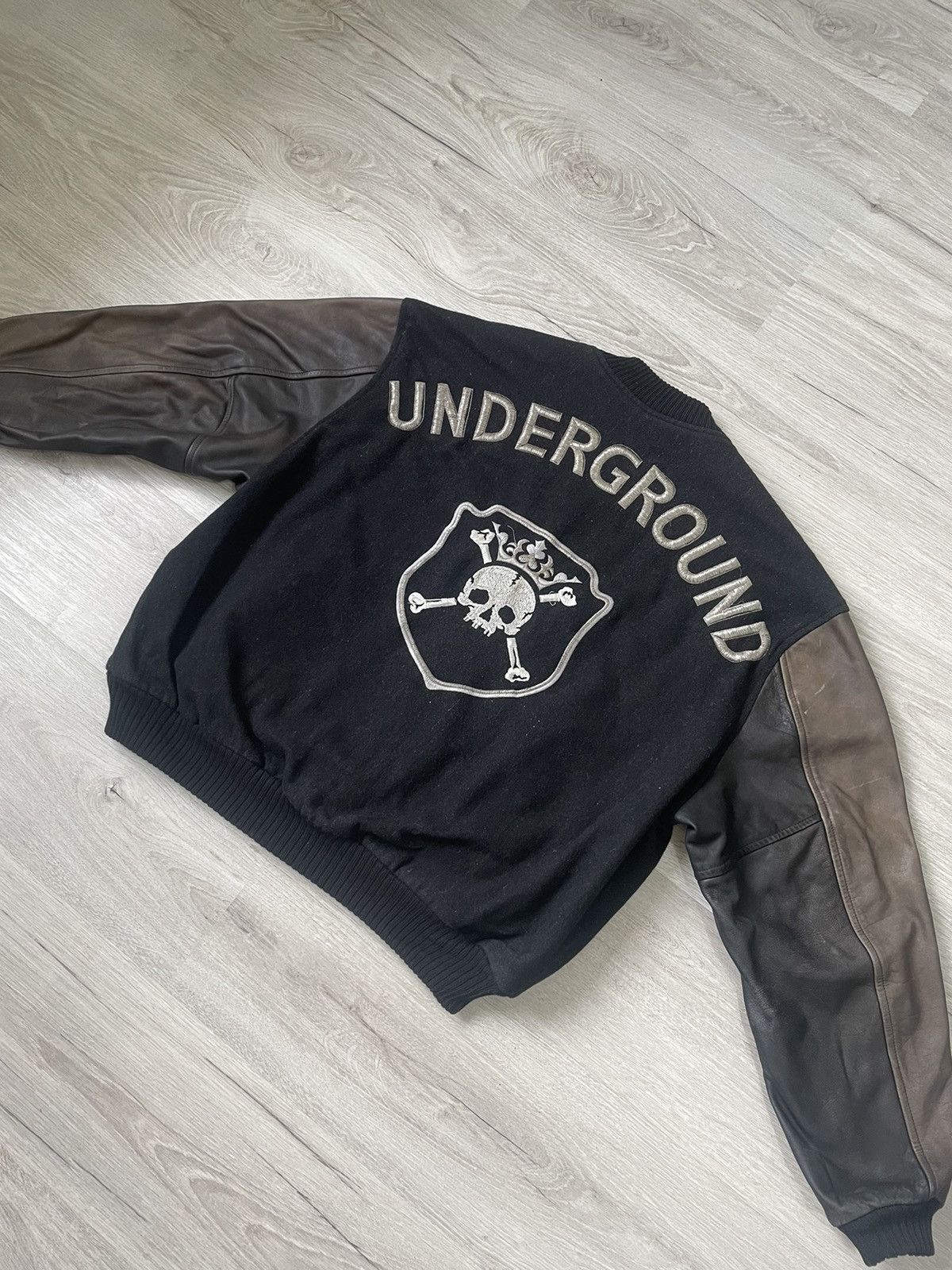 Vintage Men's Bomber Bogey's Big Logo Underground