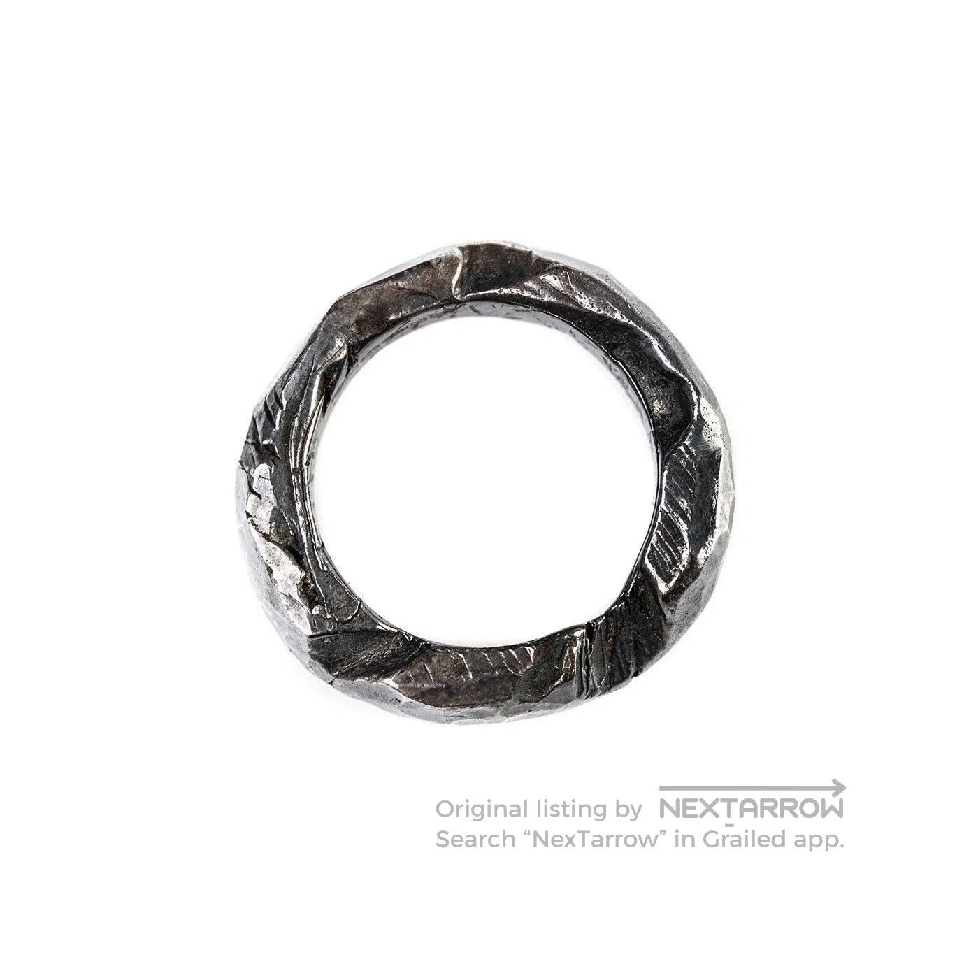 Chin Teo Textured Silver Ring. Size ONE SIZE - 2 Thumbnail