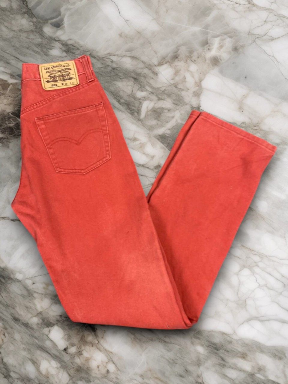 Levi's levis 552 red brick denim nice design Size US 28 / EU 44 - 1 Thumbnail