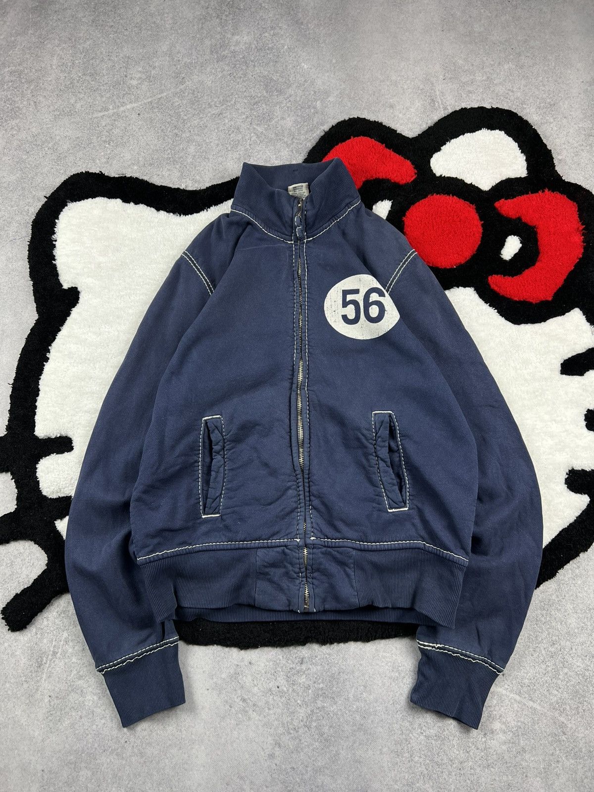 True Religion Y2K True Religion Full Zip #56 Bi Logo Rap Zip Sweatshirt Size US M / EU 48-50 / 2 - 1 Thumbnail
