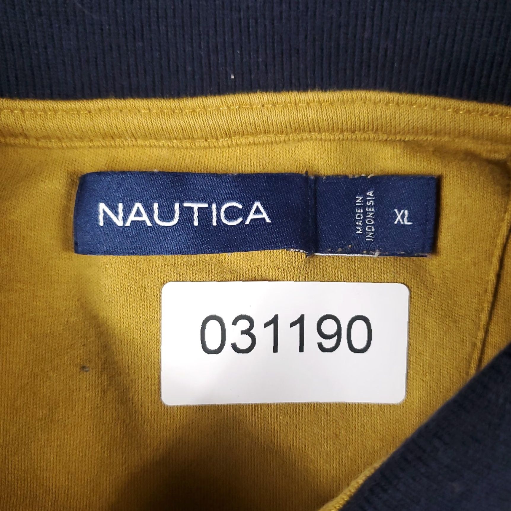 Nautica Nautica Polo Shirt Mens XL Beige Black Solid Short Sleeve Casual Polo Adult XL Beige Nautica Polo Mens XL Beige Black 90s Classic Preppy Mens Size US XL / EU 56 / 4 - 6 Thumbnail