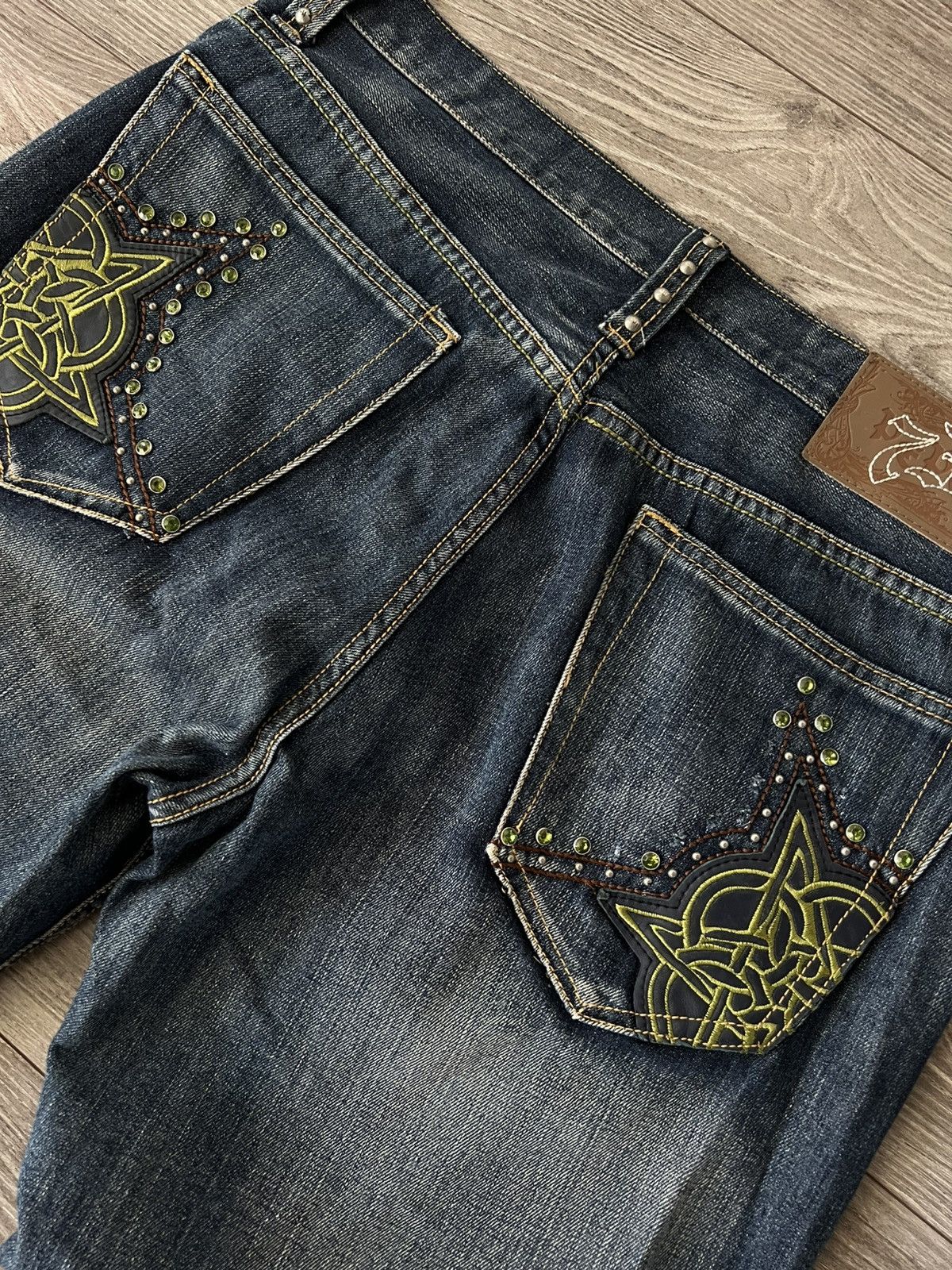 Pepe Jeans Pepe Jeans Avant Garde Opium Embroidered Logo Y2K Jeans Size US 36 / EU 52 - 13 Thumbnail