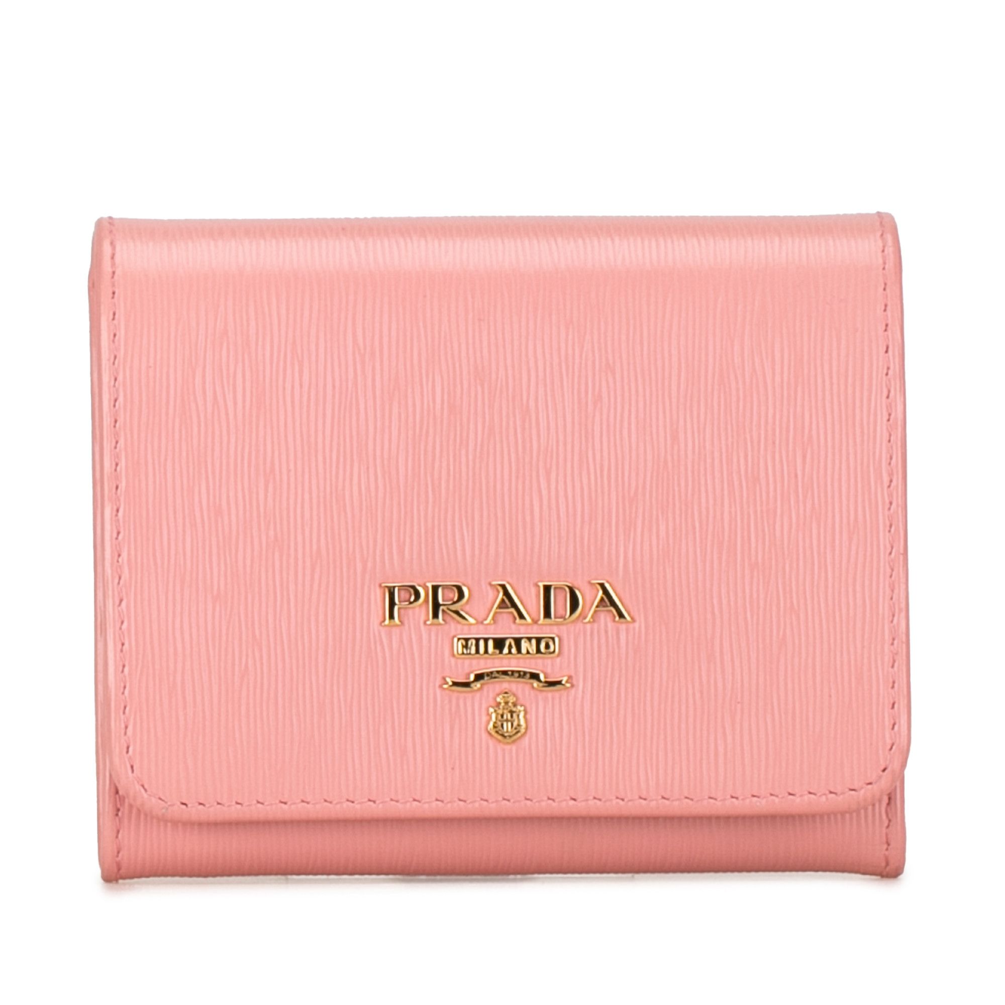 Prada Vitello Move Compact Wallet