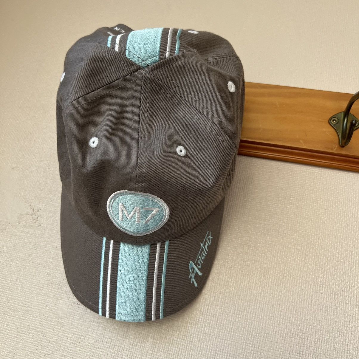 Other Method Seven Sky Aviatrix Hat M7 Logo Cotton Exterior Satin Size ONE SIZE - 2 Thumbnail
