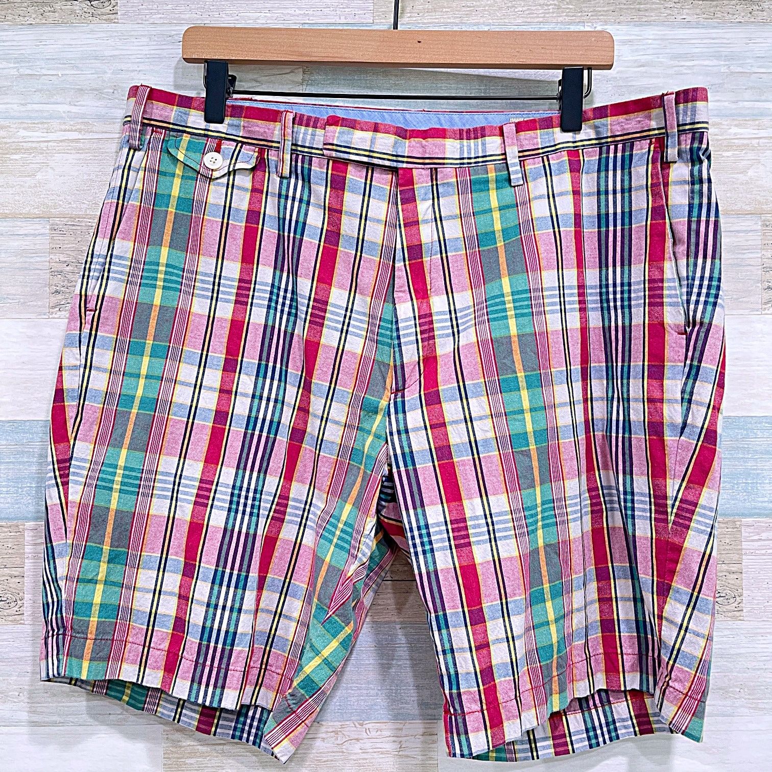 Polo Ralph Lauren POLO Ralph Lauren Authentic India Madras Plaid Shorts 38 Size US 38 / EU 54 - 1 Thumbnail