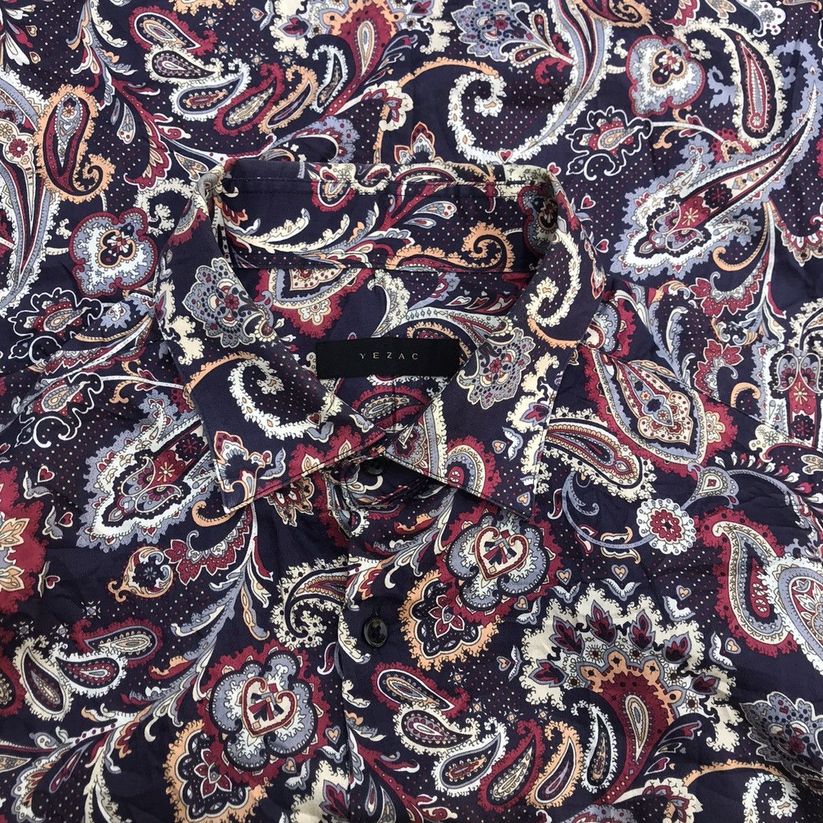 Other Paisley Short Sleeves Shirt yezac Sugar cane sweet purple pa Size US L / EU 52-54 / 3 - 9 Thumbnail