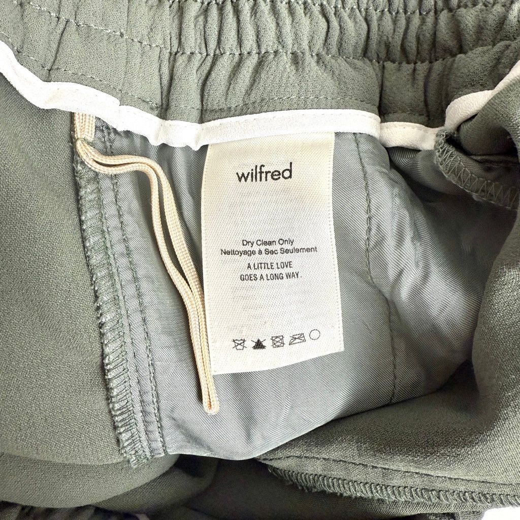 Aritzia Women's Wilfred Jogger Buffon Pants Size XS Green Crepe Size 25" / US 0 / IT 36 - 8 Thumbnail