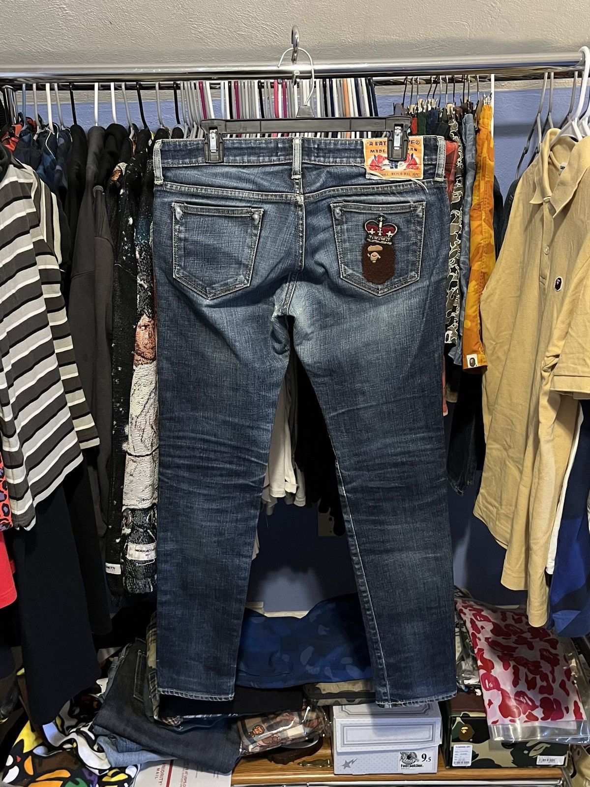 Bape Bape Head Crown Jeans Size 32" / US 10 / IT 46 - 1 Thumbnail