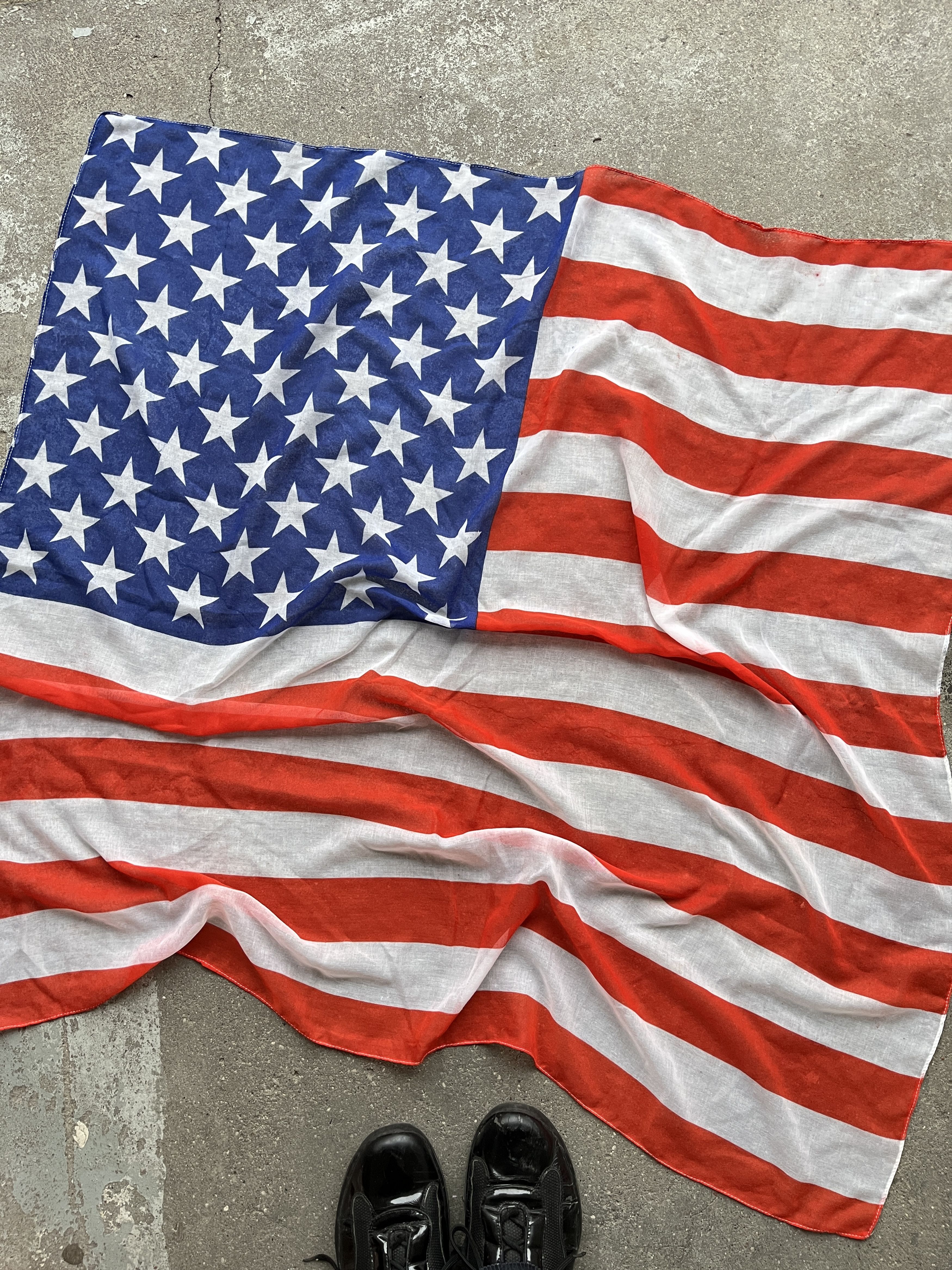 Other usa flag bandana grunge vintage Size ONE SIZE - 2 Thumbnail