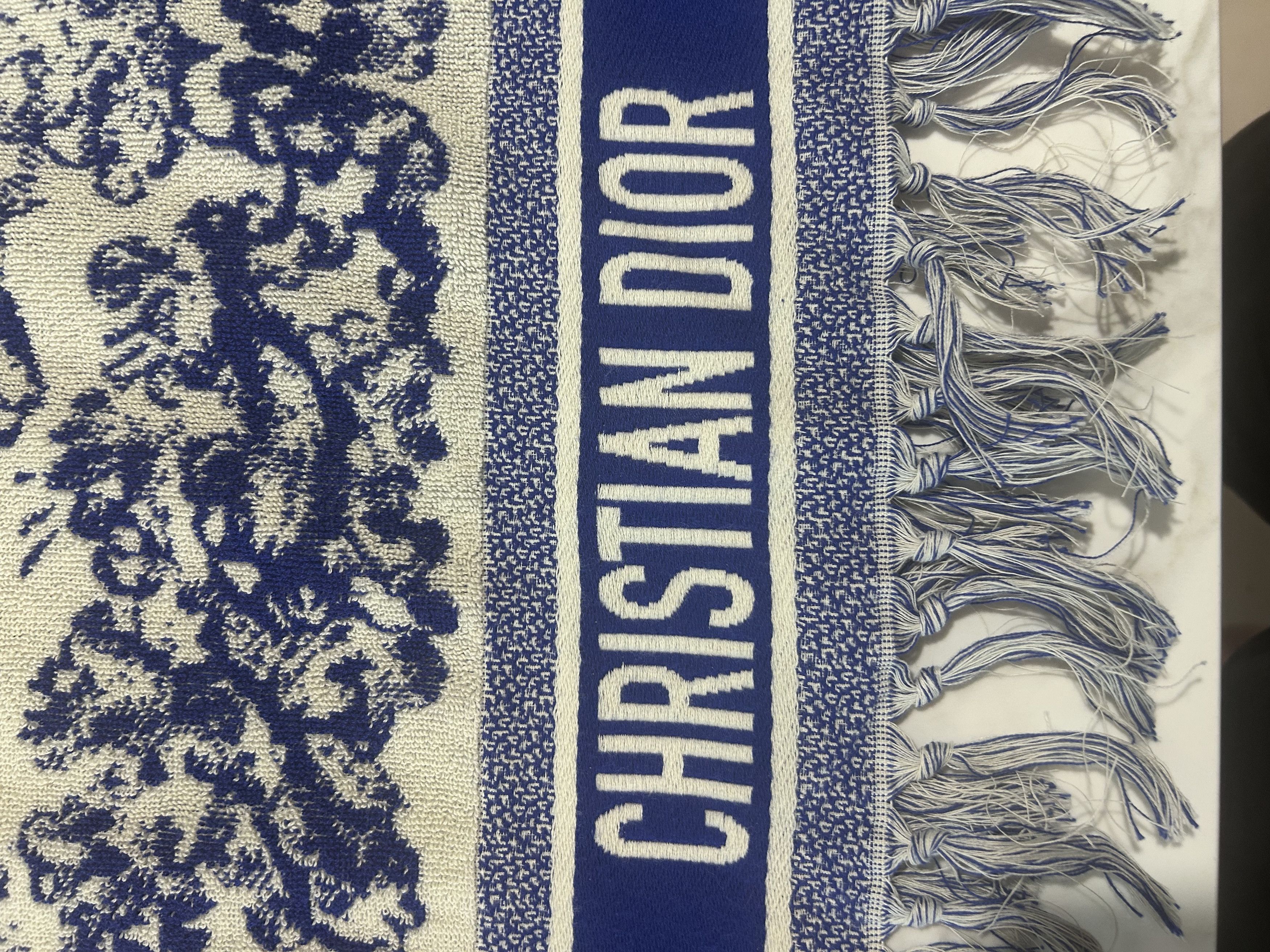 Dior Poncho Toile de Jouy SAUVAGE W/ HOOD Size ONE SIZE - 4 Thumbnail