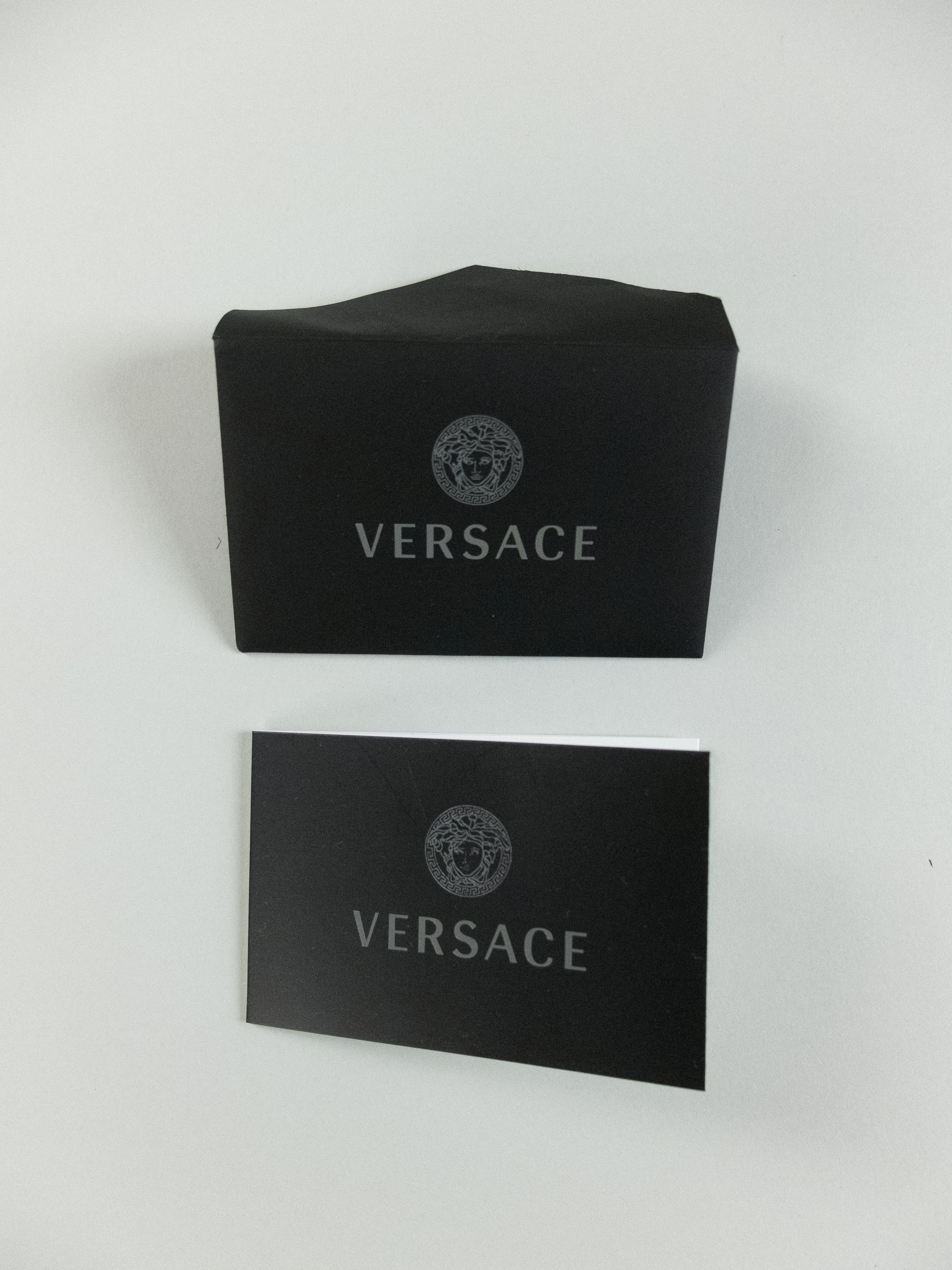 Versace VERSACE Virtus blue barocco V leather crossbody camera bag Size ONE SIZE - 12 Thumbnail