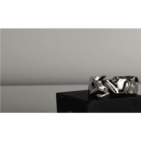Jewelry New Design Jewelry Rings Open Size Chrome Ring (Size 7-13) Size ONE SIZE - 4 Thumbnail