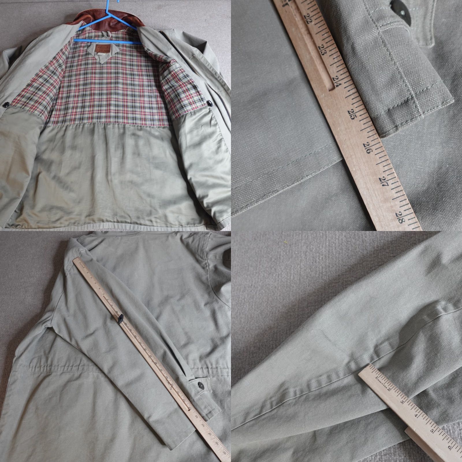 Vintage VINTAGE Outback Trading Jacket 2XL Gray Beige Canvas Coat Men Chore Military Jacket Size US XXL / EU 58 / 5 - 9 Thumbnail