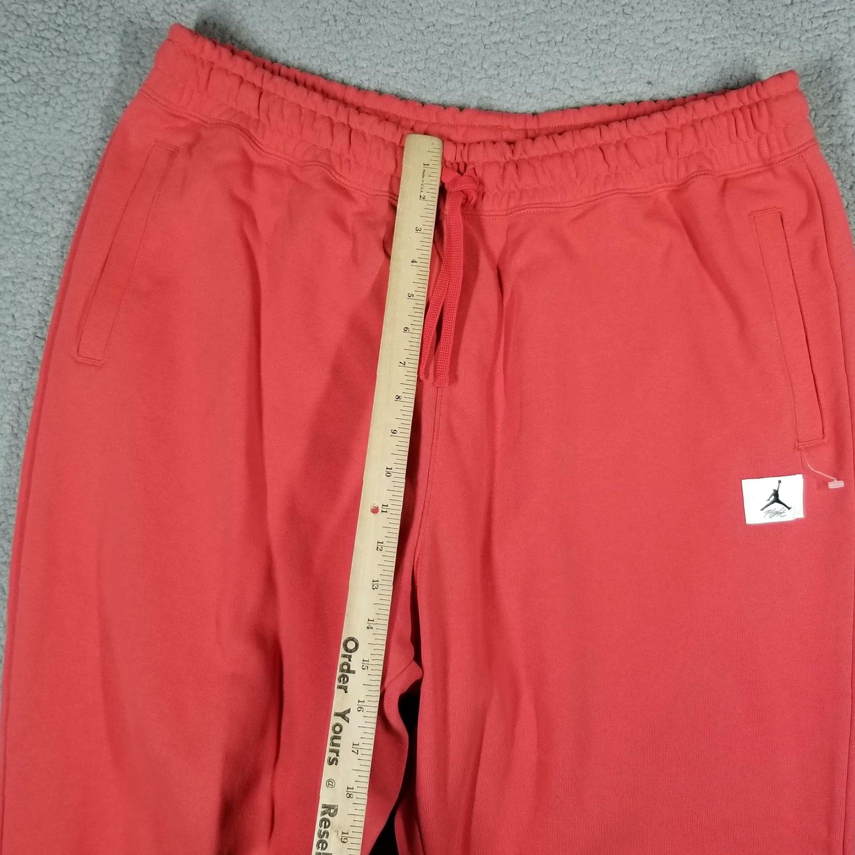 Nike NIKE Air Jordan Essentials Lobster Flight Jogger Sweatpants Women Plus 1X Red Basketball Casual Size 40" / US 18 - 6 Thumbnail