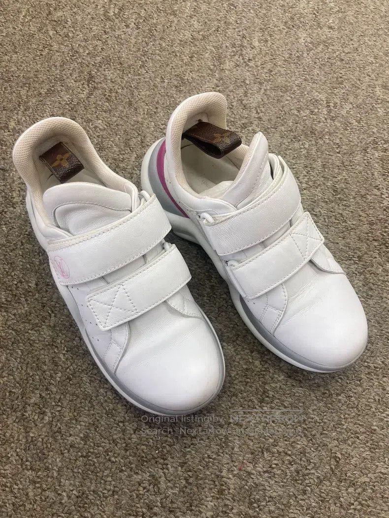 Louis Vuitton Louis Vuitton White Leather Velcro Dad Shoes Size US 6.5 / IT 36.5 - 2 Thumbnail