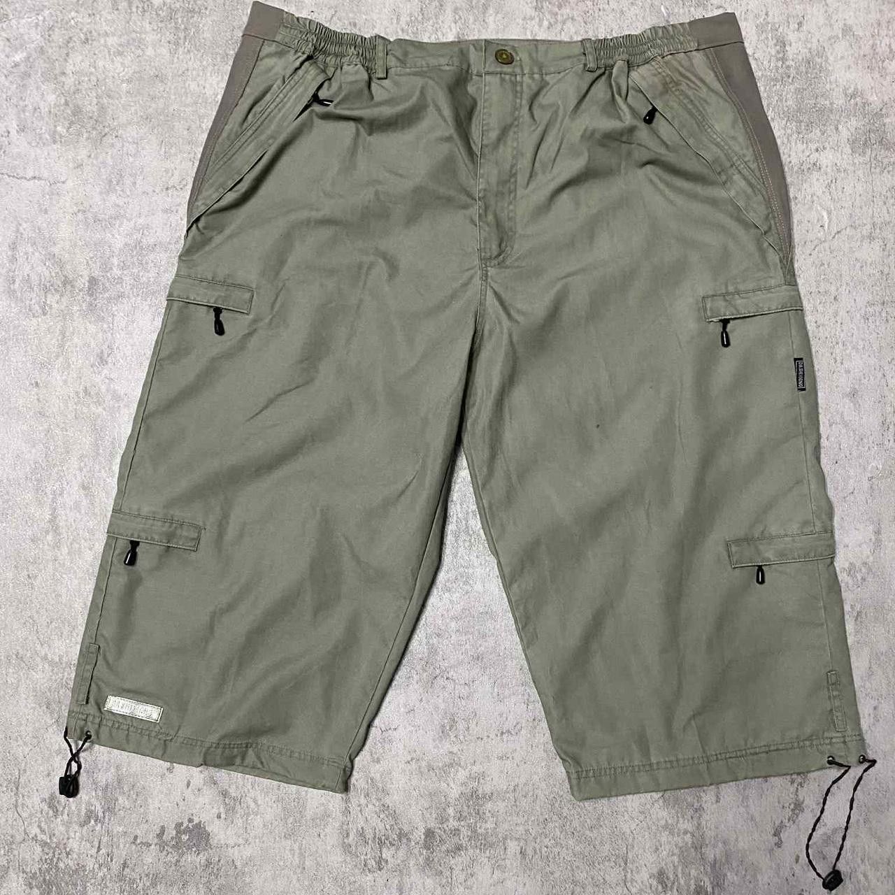 Other Khaki cargo shorts with adjustable waist #techwear #gorpcore Size US 36 / EU 52 - 1 Thumbnail