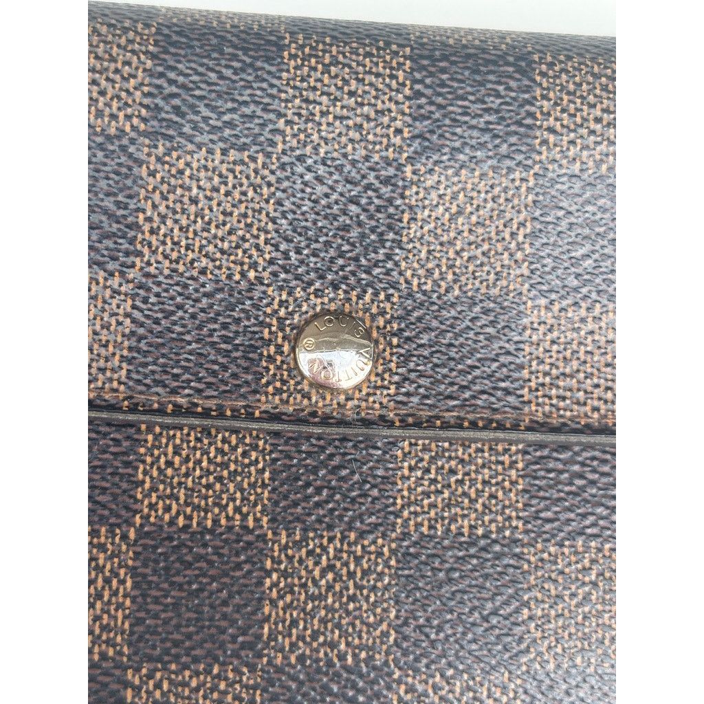 Louis Vuitton Louis Vuitton Emilie Checkered Canvas Long Wallet Size ONE SIZE - 3 Thumbnail