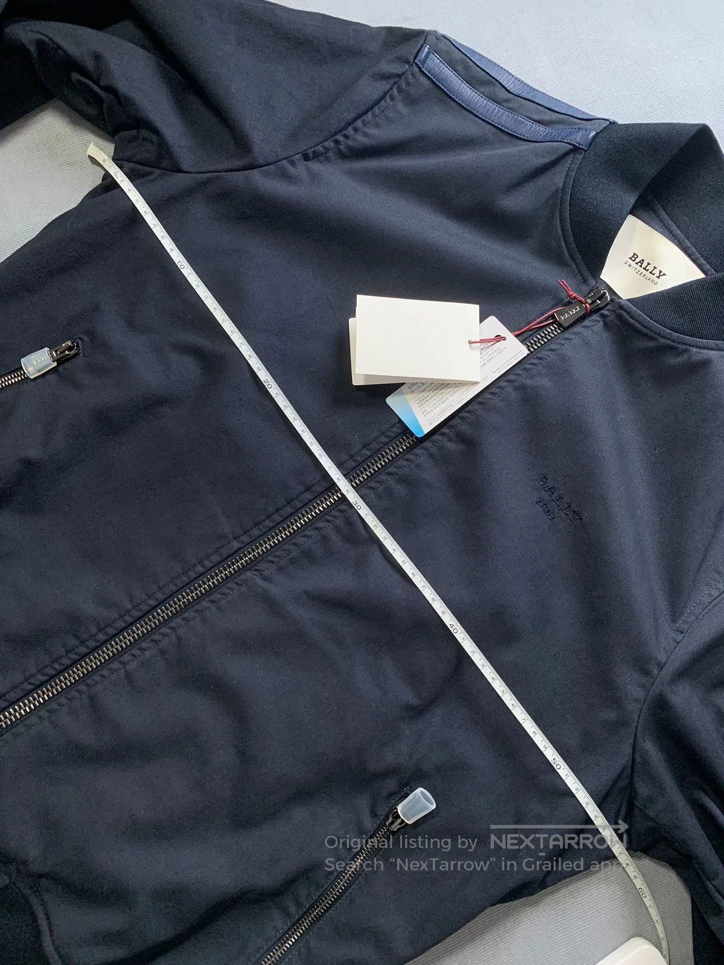 Bally BALLY Dark Blue Coach Jacket. Size US M / EU 48-50 / 2 - 7 Thumbnail