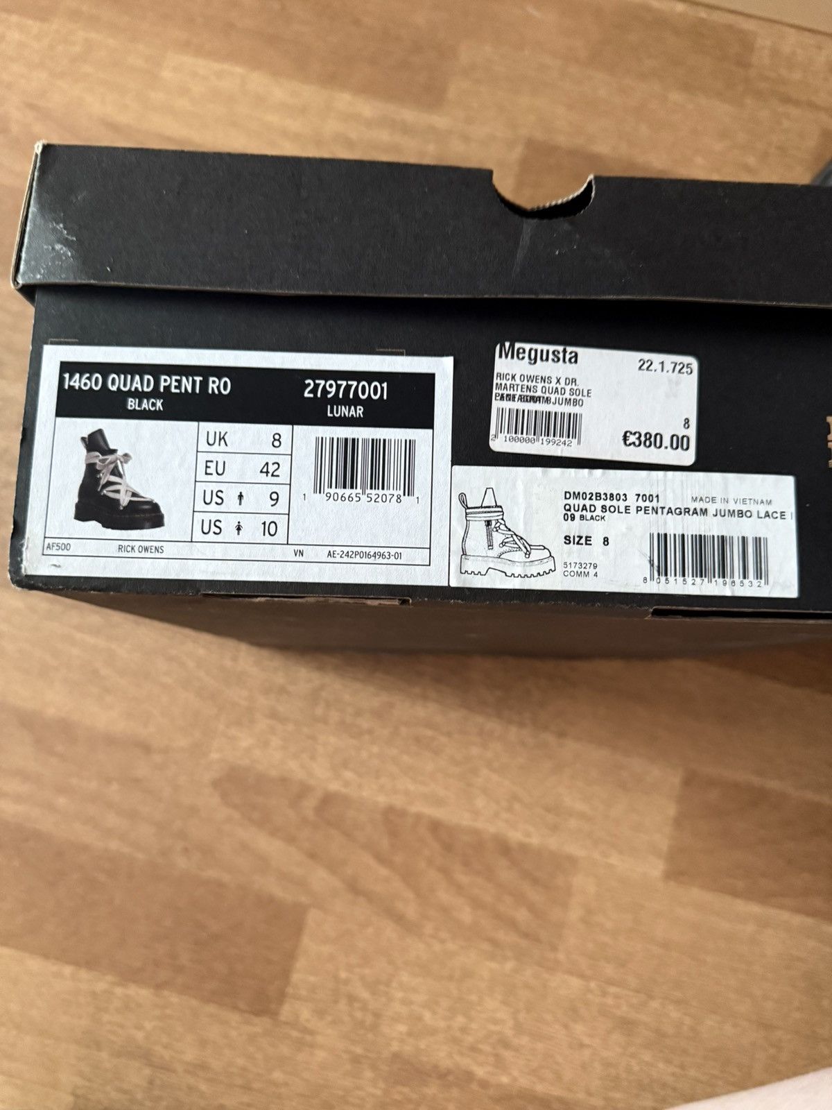 Rick Owens doc Martens