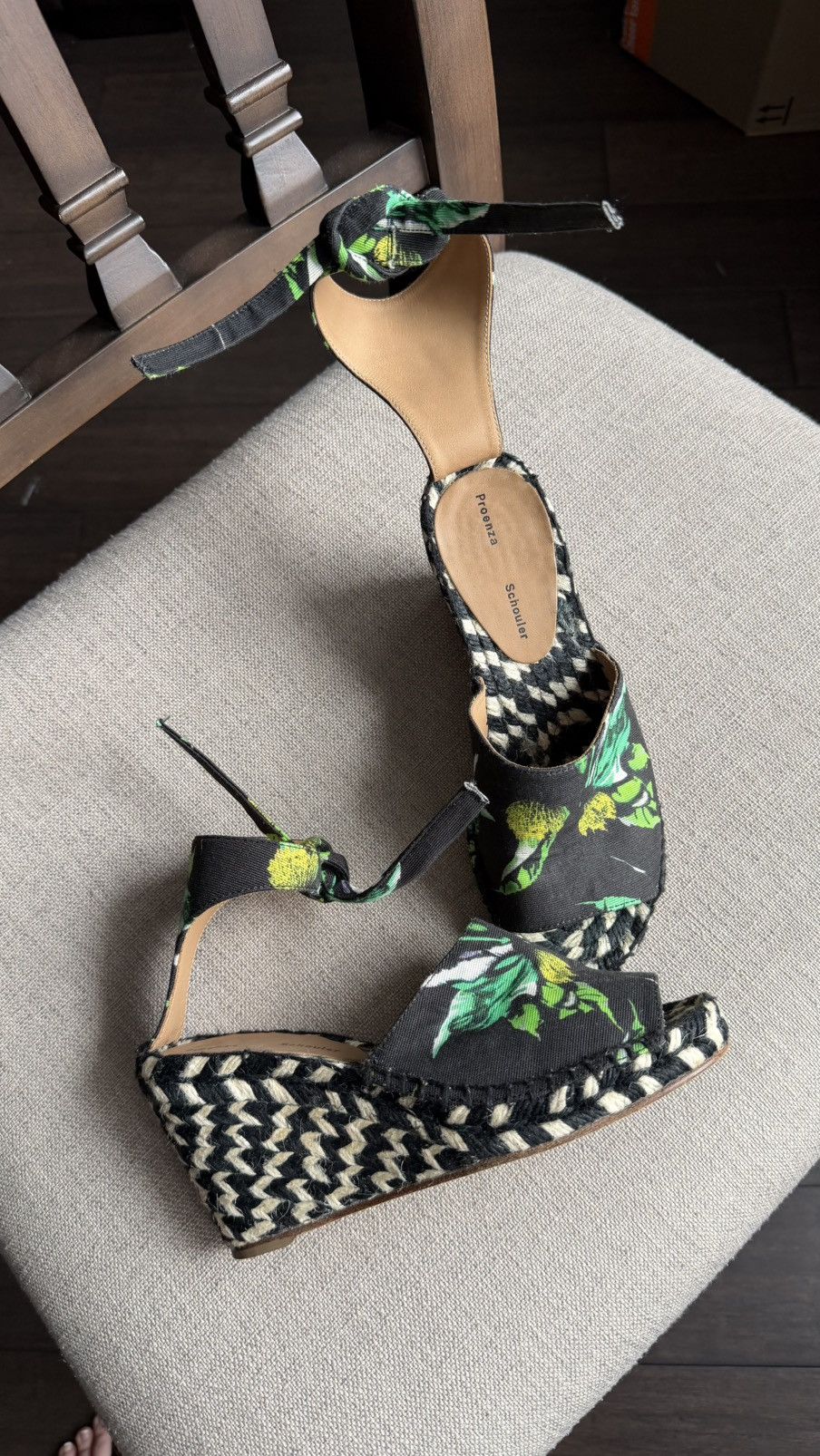 Proenza Schouler Proenza Schouler Peep Toe Wedge Heels Size 35 Size US 5 / IT 35 - 6 Thumbnail