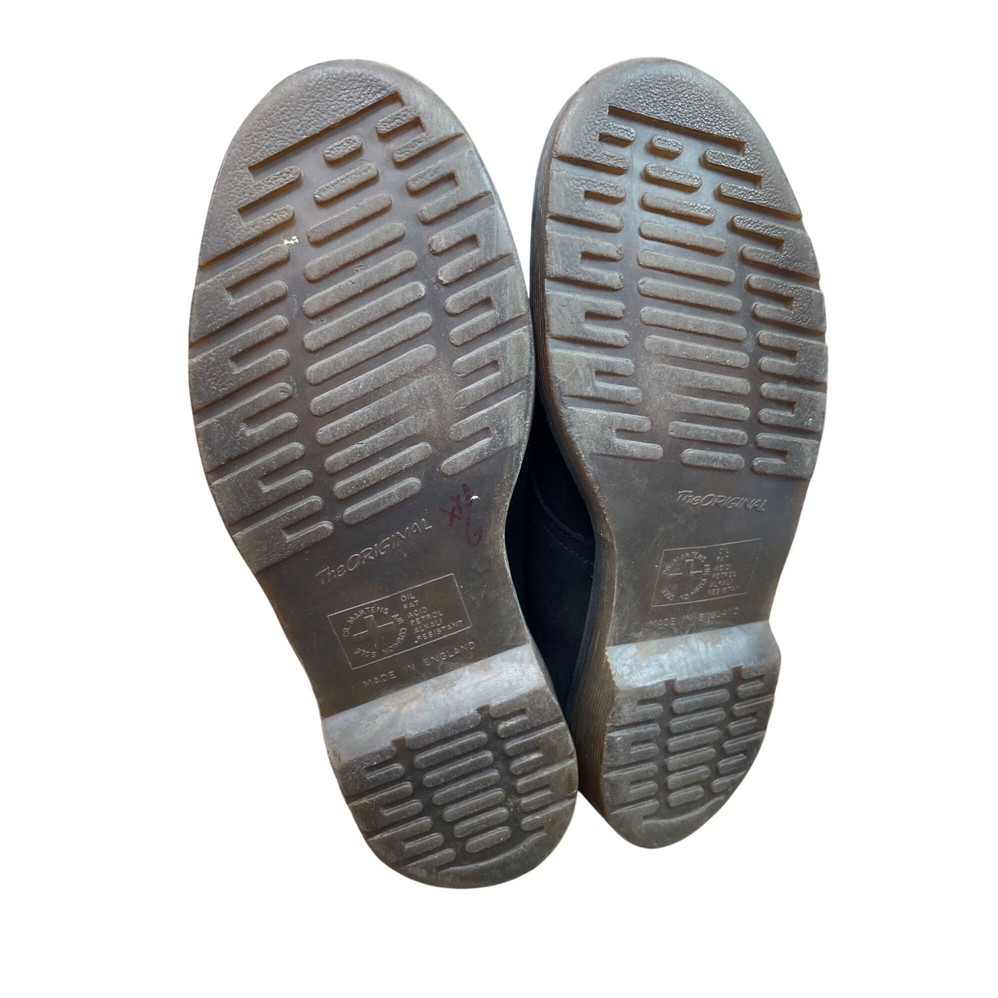 Dr. Martens Dr. Martens mens black suede 3 eye airwair oxford shoes sz 8 Size US 8.5 / EU 41-42 - 5 Thumbnail