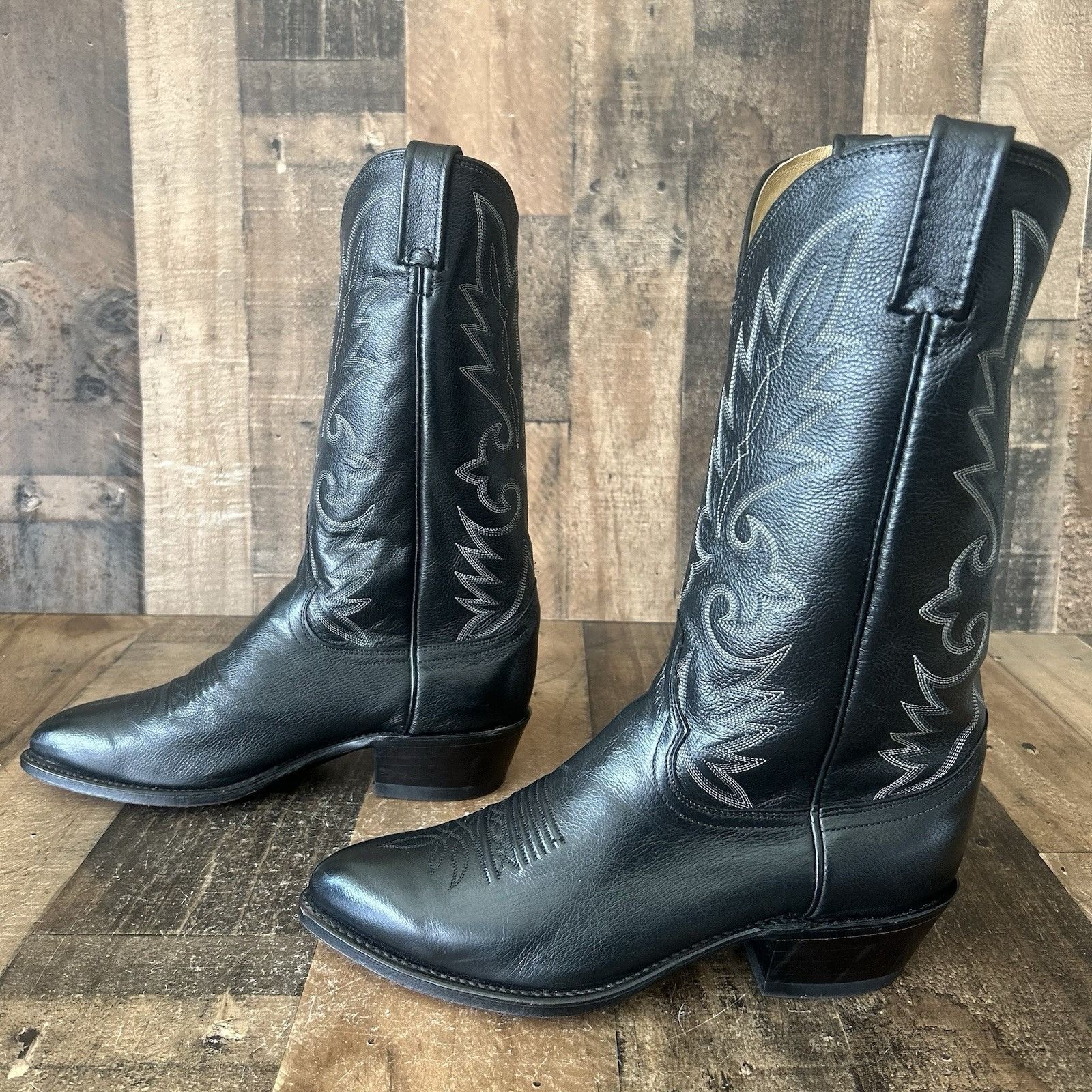Dan Post Dan Post 110 J Black Extra Wide Cowboy Boots Mens 9 EW Size US 9 / EU 42 - 10 Thumbnail
