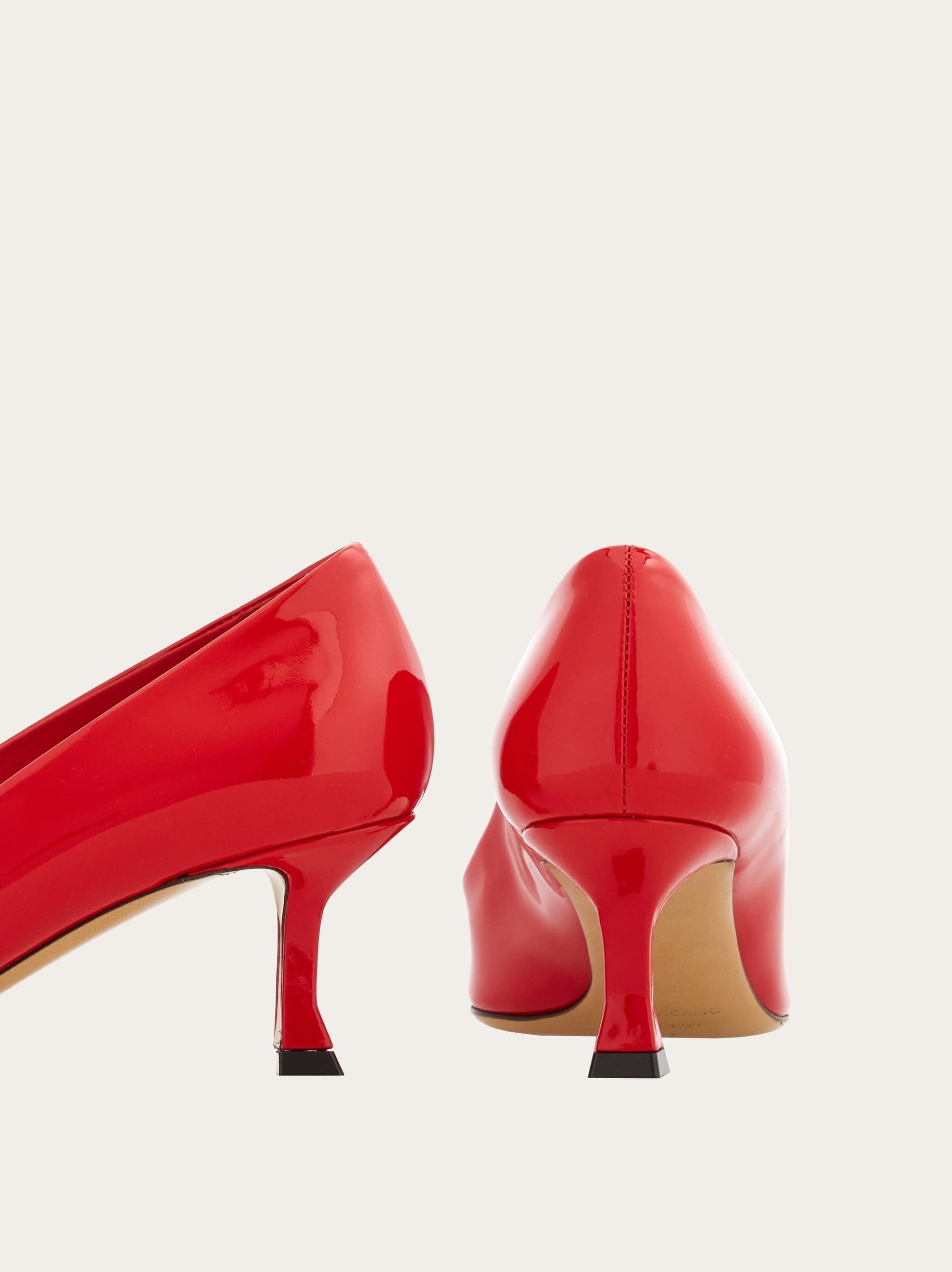 Salvatore Ferragamo o1s1rm0924 Detailing Leather Pumps in Red Size US 7.5 / IT 37.5 - 6 Thumbnail