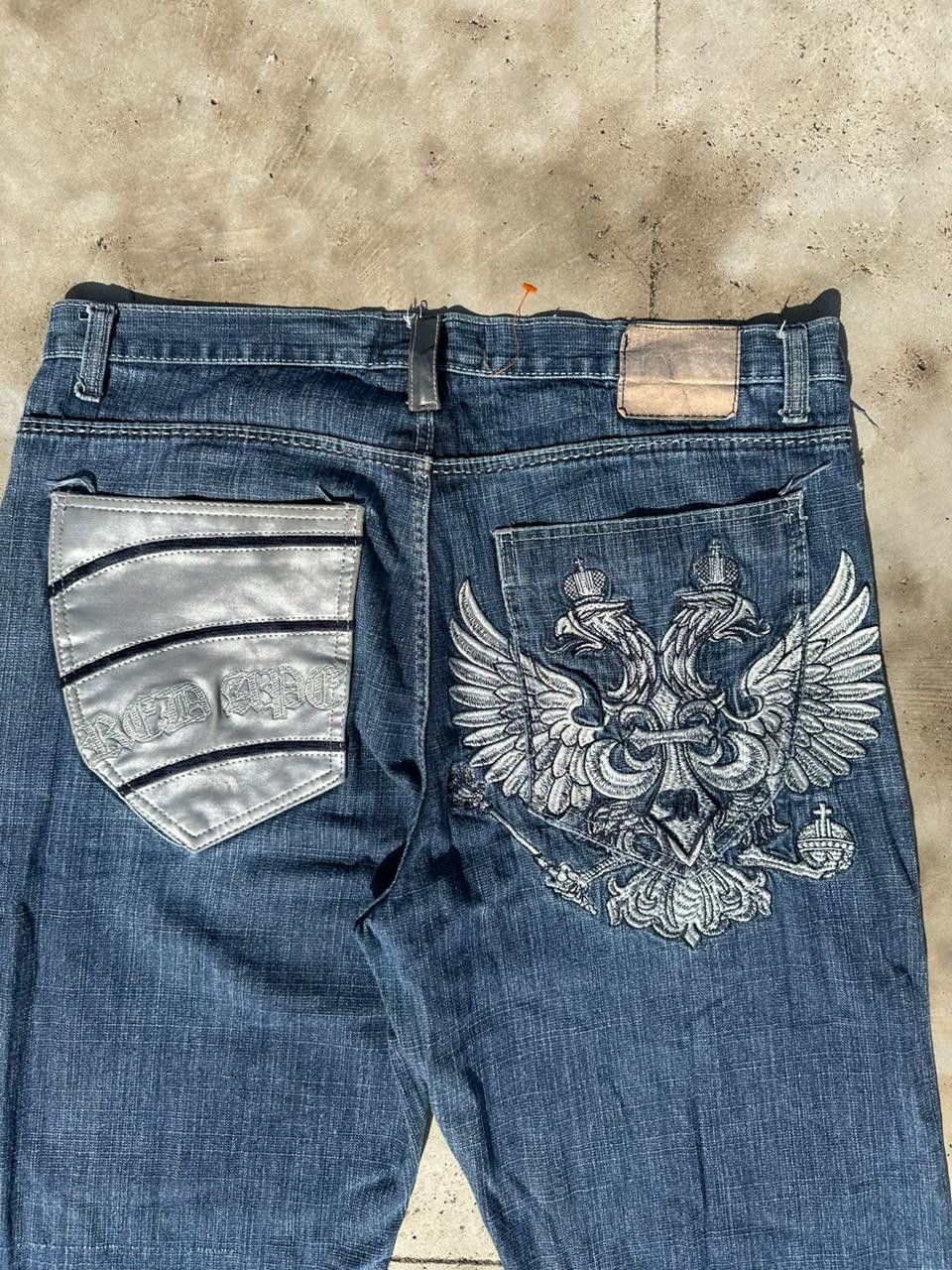 Japanese Brand × Vintage Red Ape embroided back pocket denim Jean's Size US 38 / EU 54 - 1 Thumbnail
