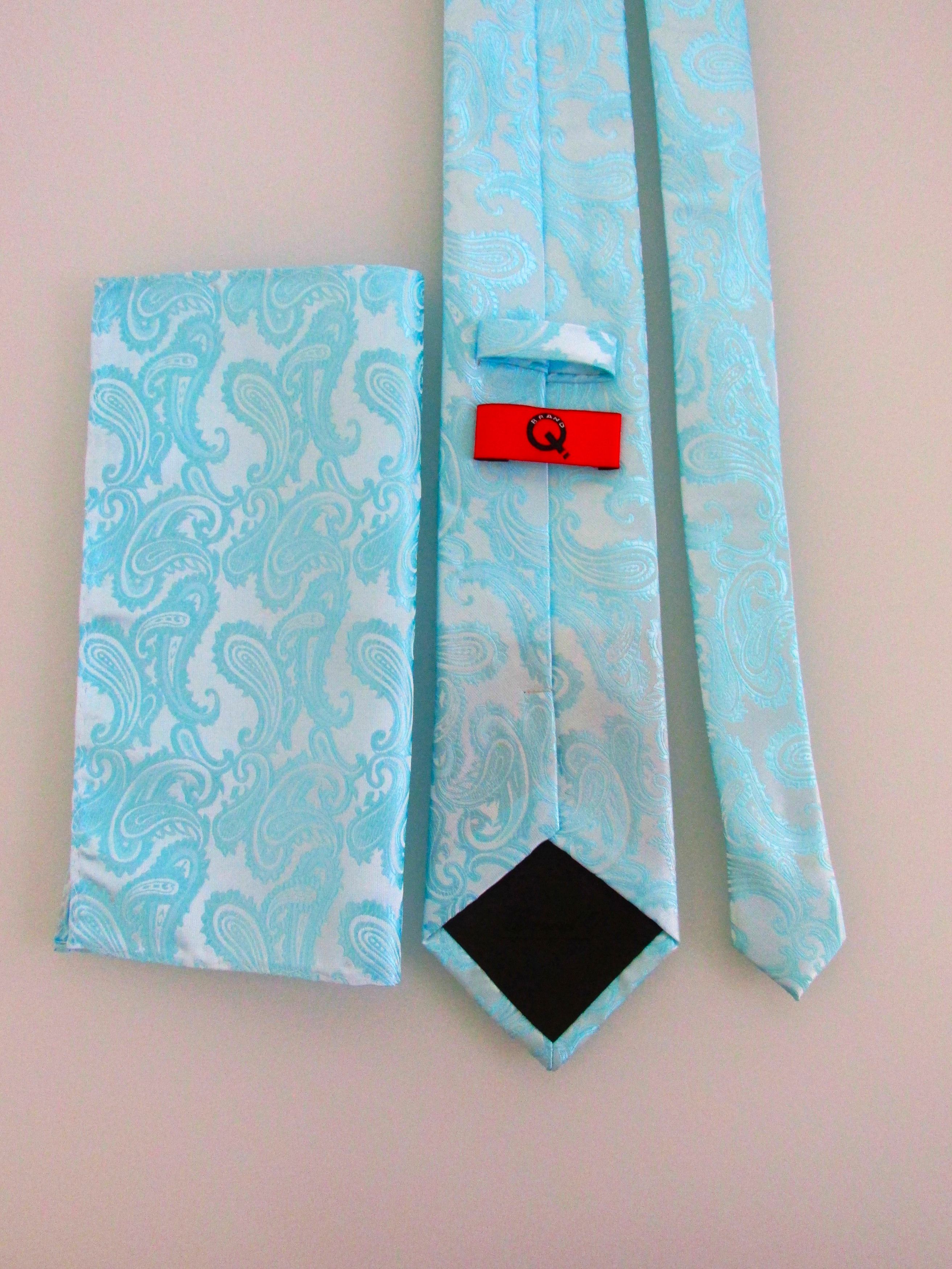 Other Brand Q (NWOT) Men's Tie & Pocket Square Set Size ONE SIZE - 4 Thumbnail