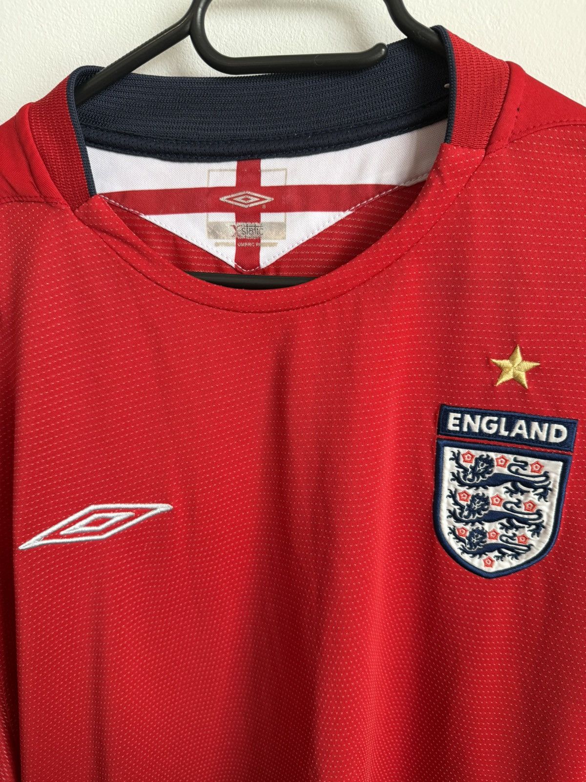 Umbro Vintage England National Team Umbro Jersey 2004-2006 Size US XL / EU 56 / 4 - 3 Thumbnail