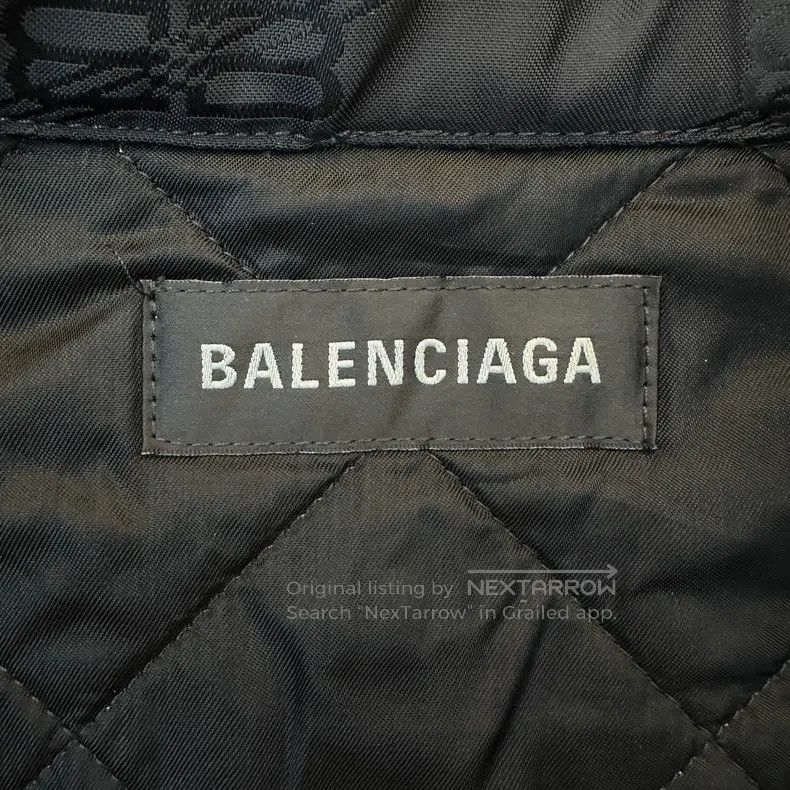 Balenciaga Balenciaga Alphabet Embroidered Single Button Collar Long Size US M / EU 48-50 / 2 - 6 Thumbnail