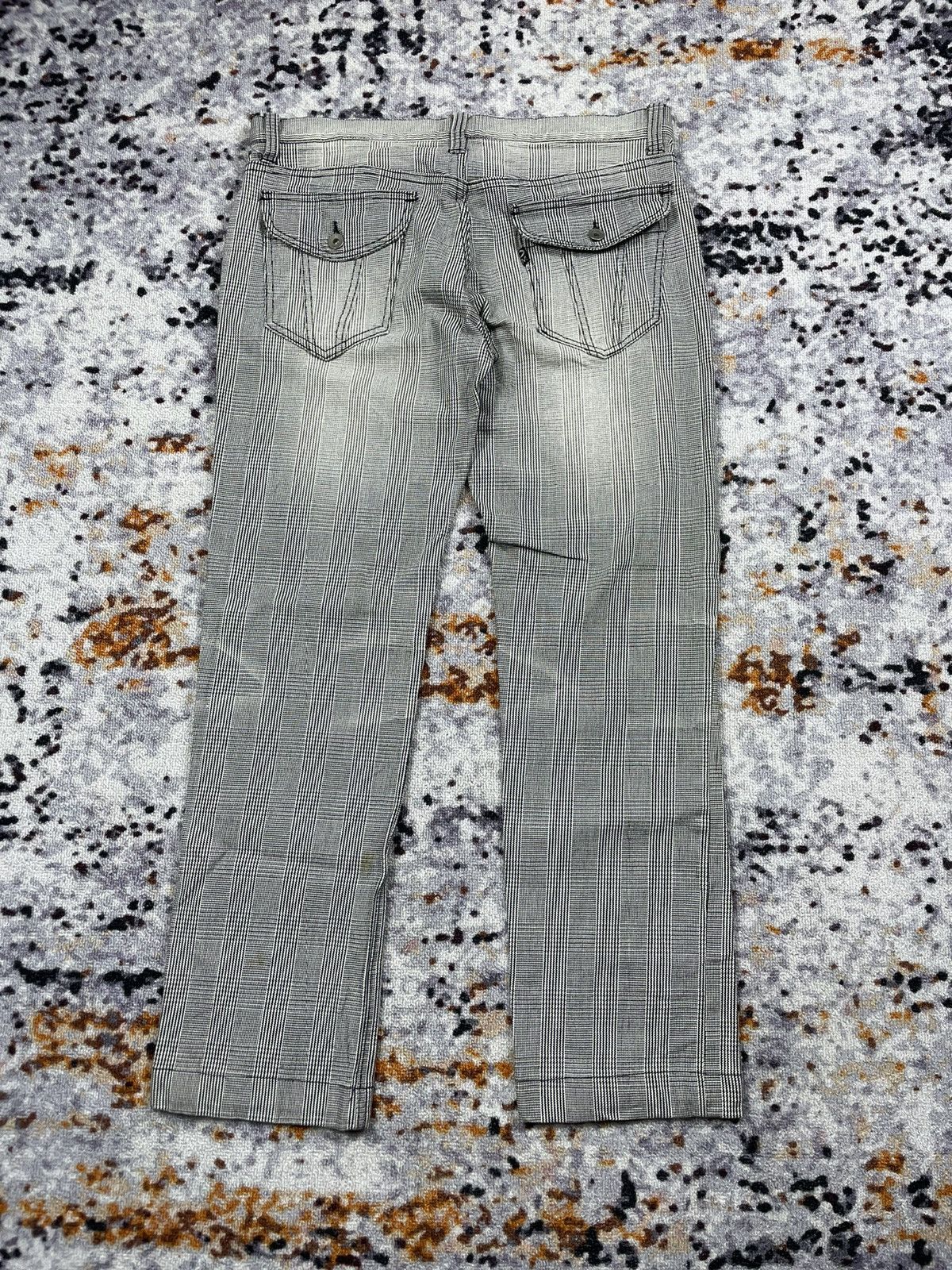 If Six Was Nine × Le Grande Bleu (L.G.B.) × Morgan Homme Morgan Homme wash tartan jeans Size US 33 - 5 Thumbnail