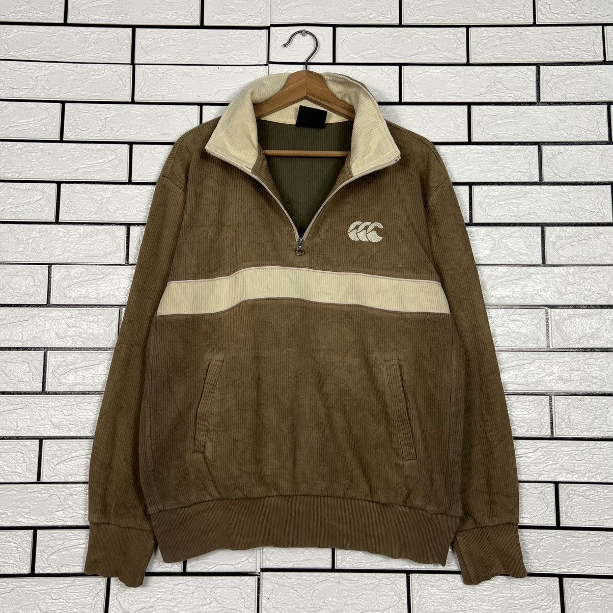 Canterbury of New Zealand CANTERBURY Of New Zealand Half Zipper Sweatshirt #4231-C193 Size US L / EU 52-54 / 3 - 12 Thumbnail