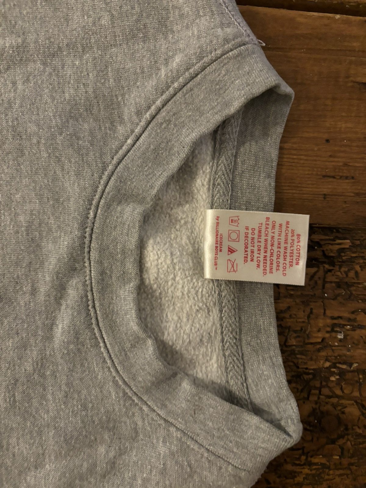 Icecream BBC ICECREAM Grey Sweatshirt Size US S / EU 44-46 / 1 - 6 Thumbnail
