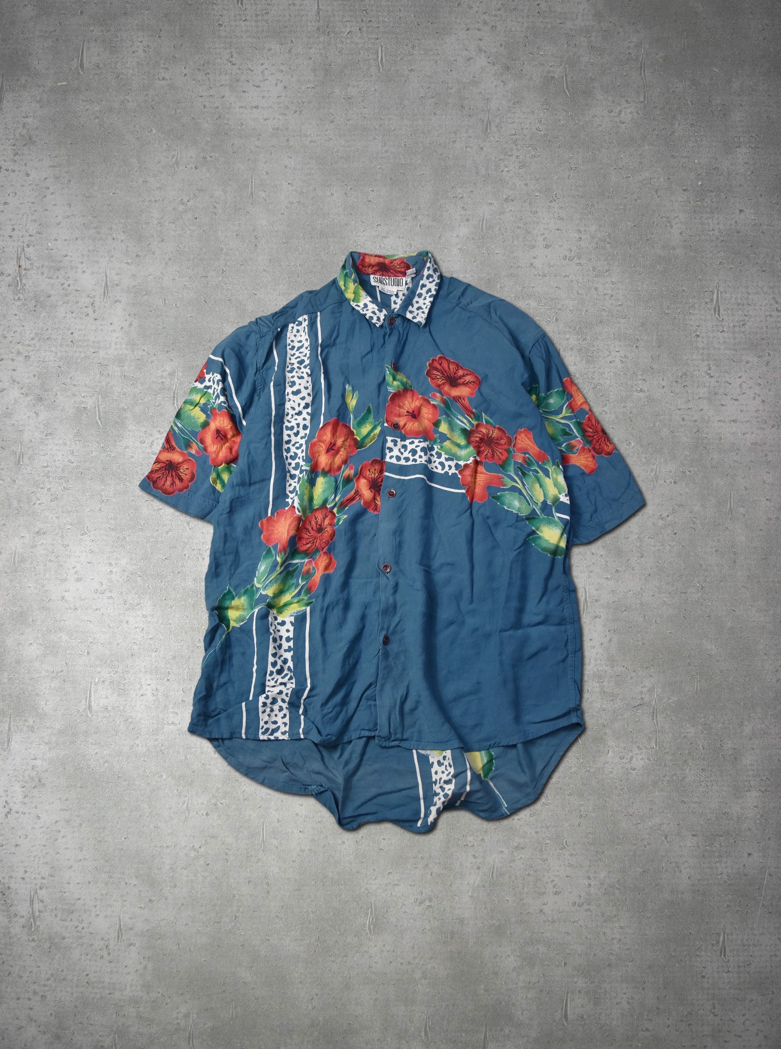 Vintage Vintage hawaiian shirt 27-1-7 124 Size US S / EU 44-46 / 1 - 1 Thumbnail
