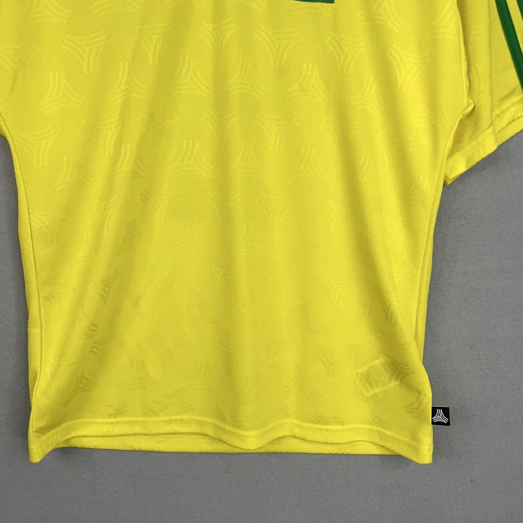 Adidas Adidas Soccer Shirt Mens XS Yellow Green Climalite Jersey Football 9 Size US XS / EU 42 / 0 - 3 Thumbnail