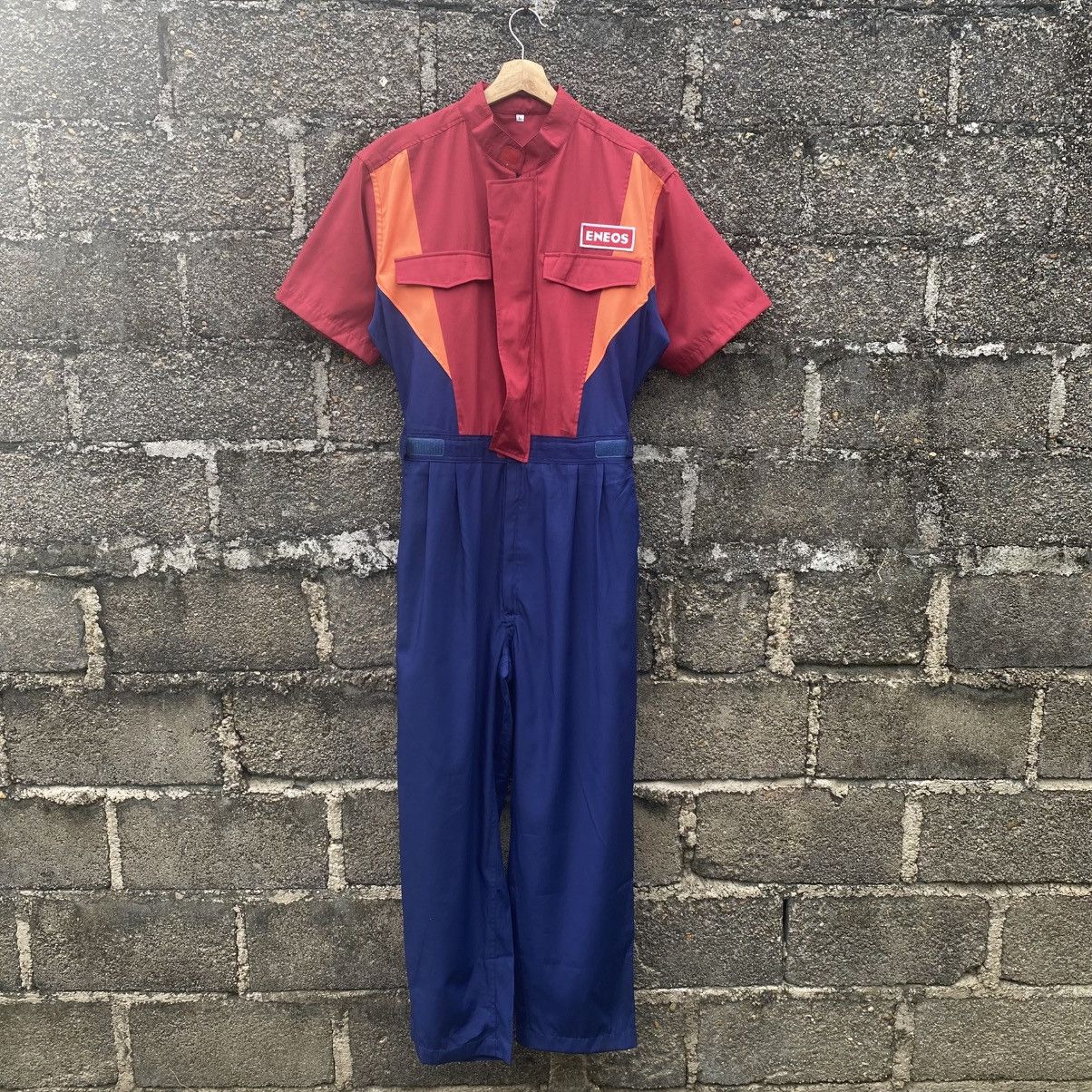 Japanese Brand Vintage Japan Jdn Eneos Oil Jumpsuit Coveralls Short Sleeve Size US 34 / EU 50 - 1 Thumbnail