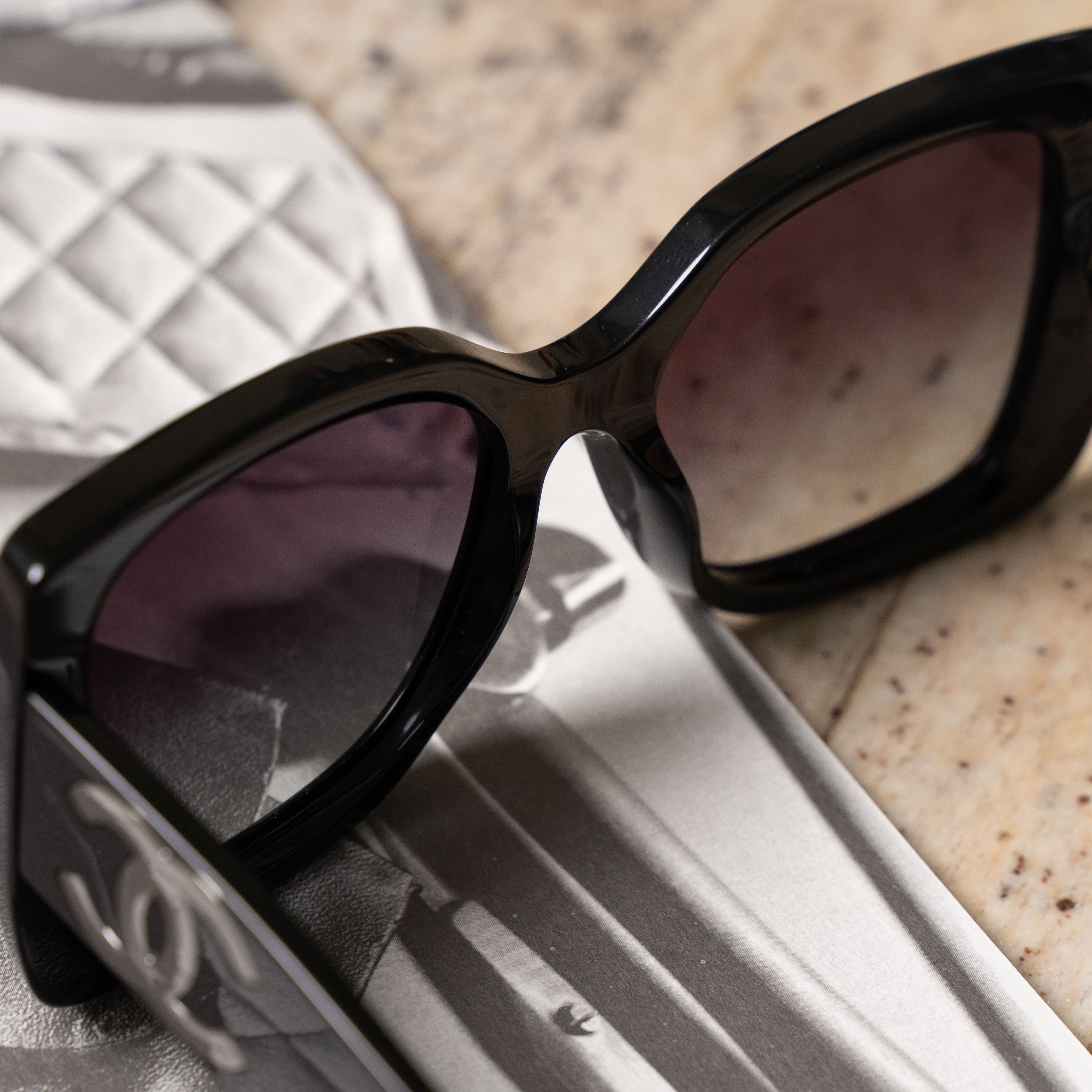 Chanel CHANEL 0CH5494 1047S6 Sunglasses BLACK Size ONE SIZE - 5 Thumbnail