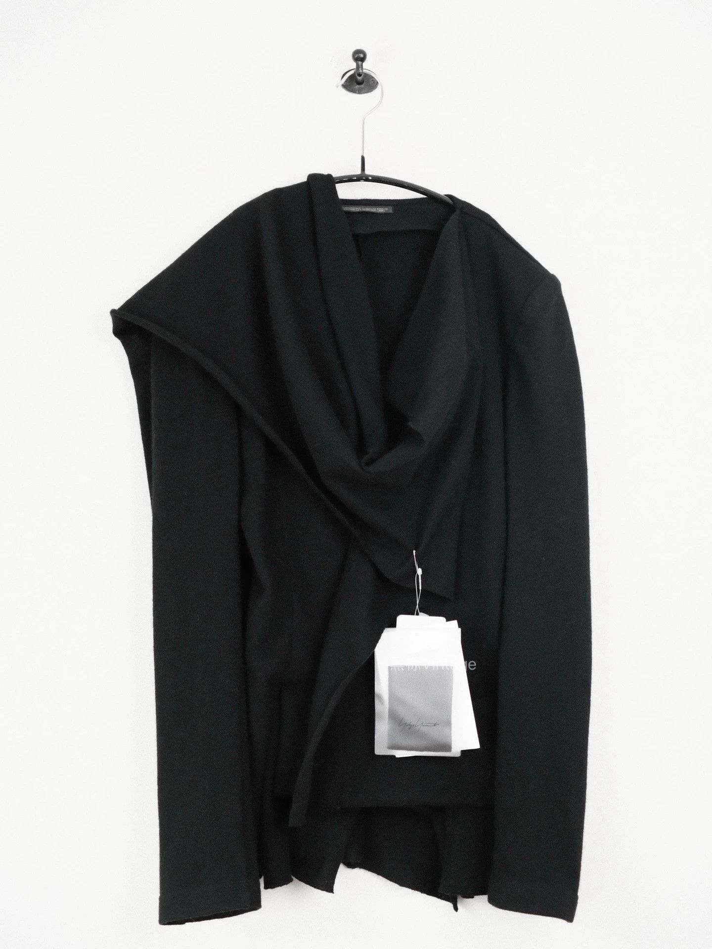 Yohji Yamamoto Yohji Yamamoto 25aw Scarf Collar Wool Jacket Women Size S / US 4 / IT 40 - 4 Thumbnail
