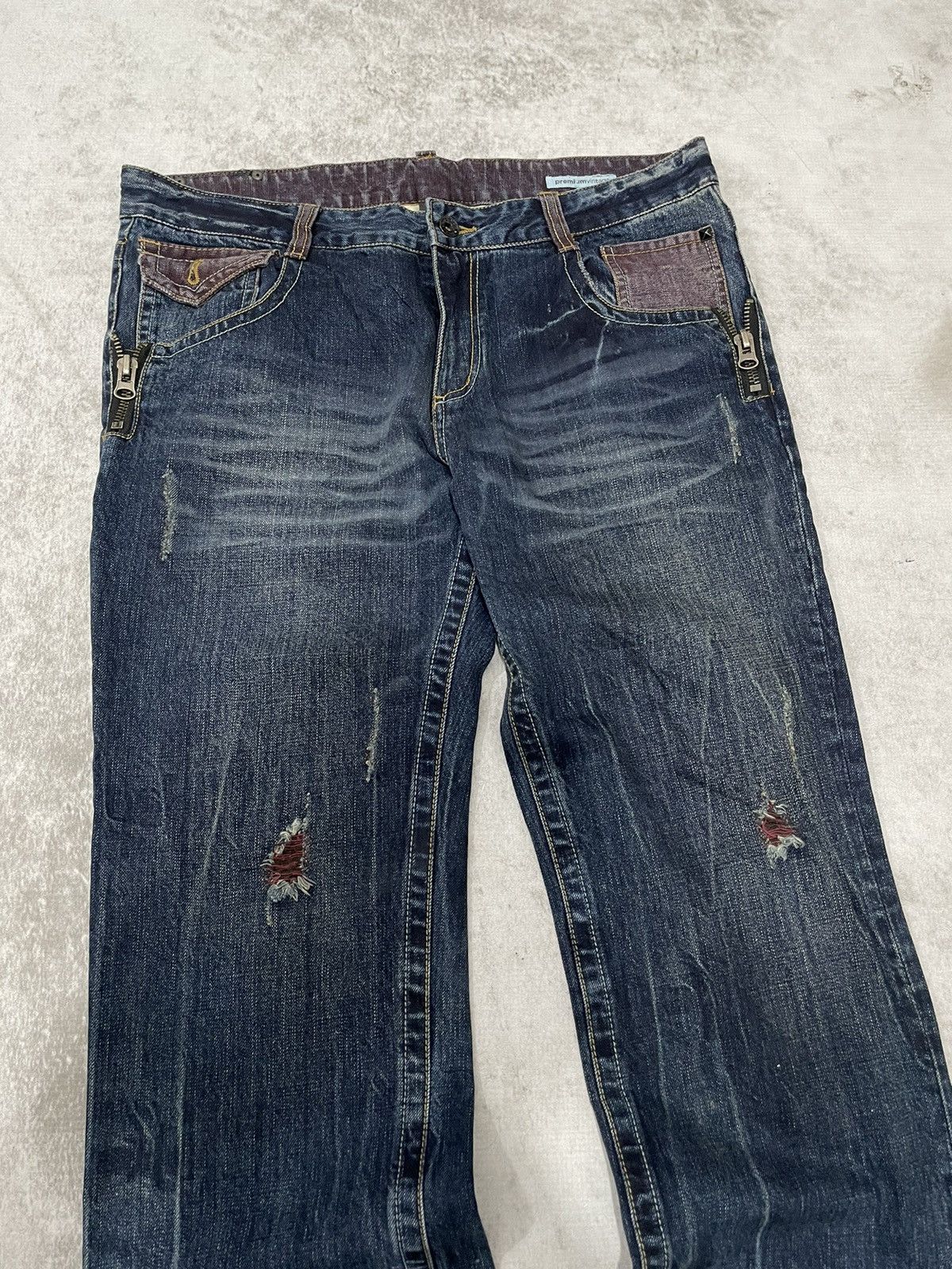 Hysteric Glamour × If Six Was Nine × Le Grande Bleu (L.G.B.) 2000s premium japan Seditionaries flared denim y2k style Size US 34 / EU 50 - 2 Thumbnail