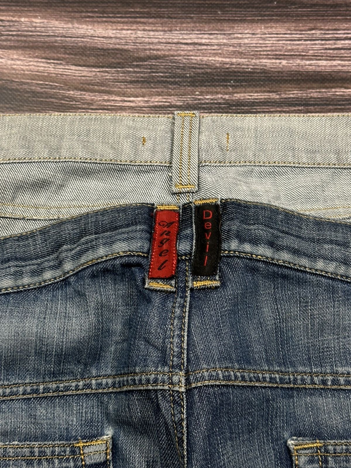 Japanese Brand Vintage Japanese Brand Distressed Jeans Angel Devil Size US 34 / EU 50 - 13 Thumbnail