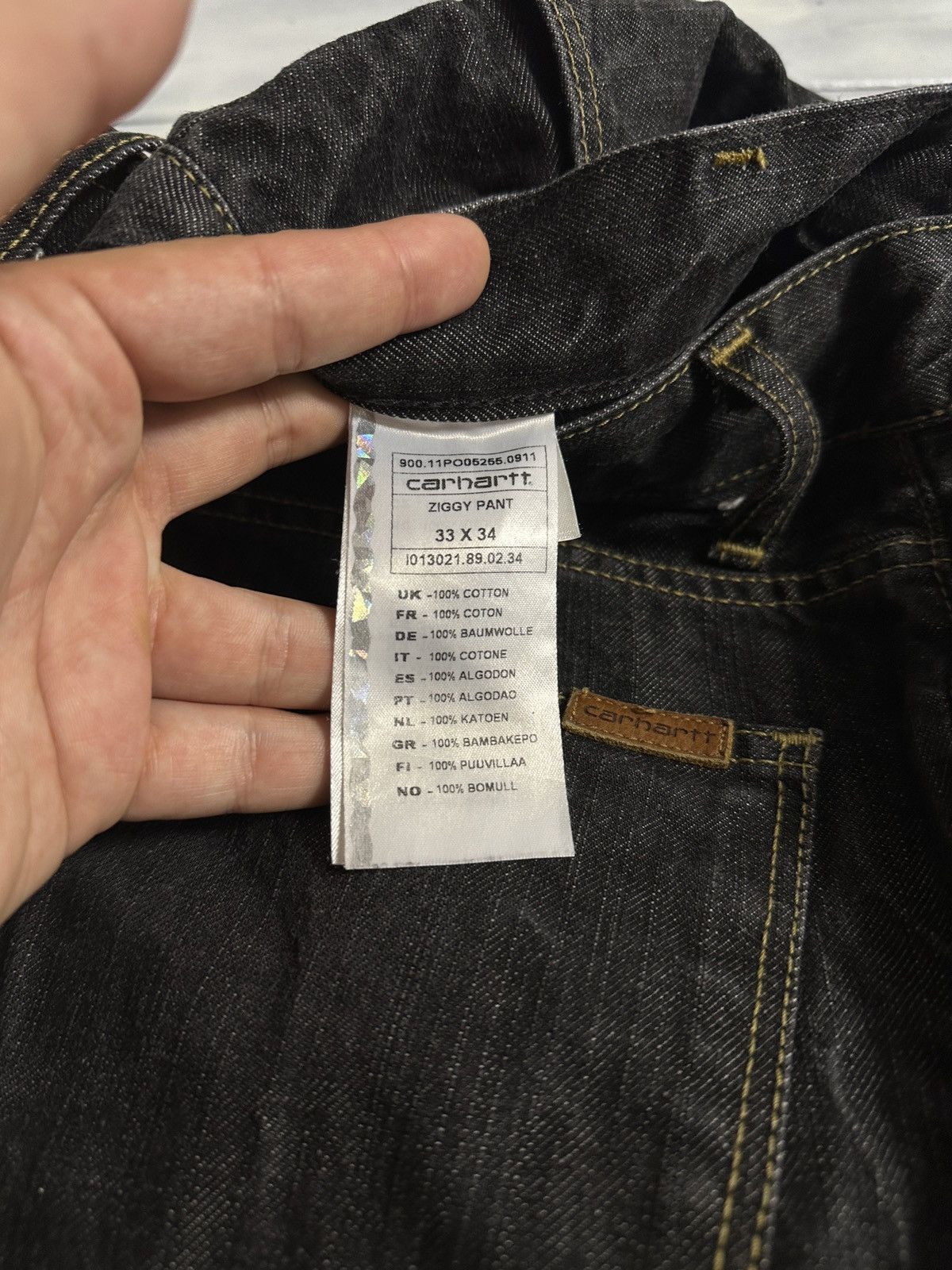 Carhartt Rare Jeans Carhartt Denim Ziggy Pants Y2K Style Size US 33 - 11 Thumbnail