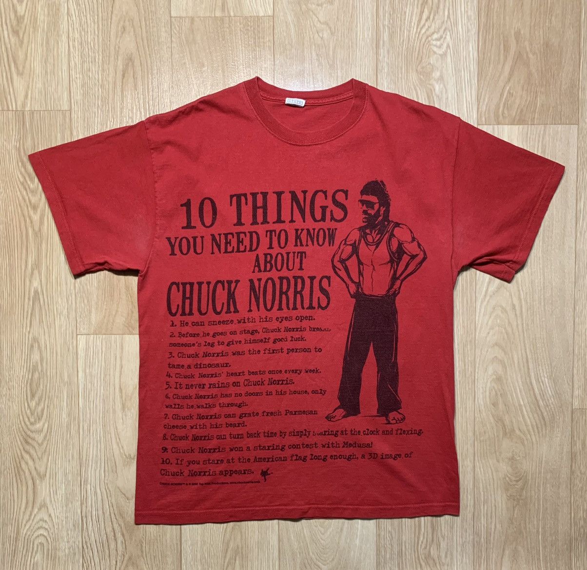 Other Vintage 00s Chuck Norris 10 Things You Need To Know Logo Tee Size US L / EU 52-54 / 3 - 1 Thumbnail