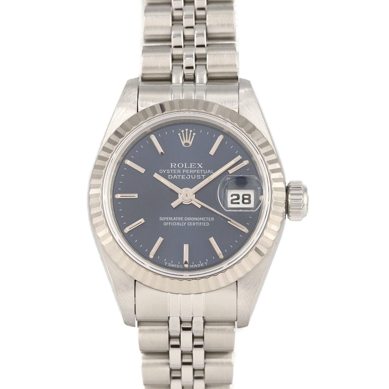 Rolex Rolex Rolex Datejust Stainless Steel White Gold Watch Precious Metal Automatic 69174 DUTY FREE for USA Size ONE SIZE - 1 Thumbnail