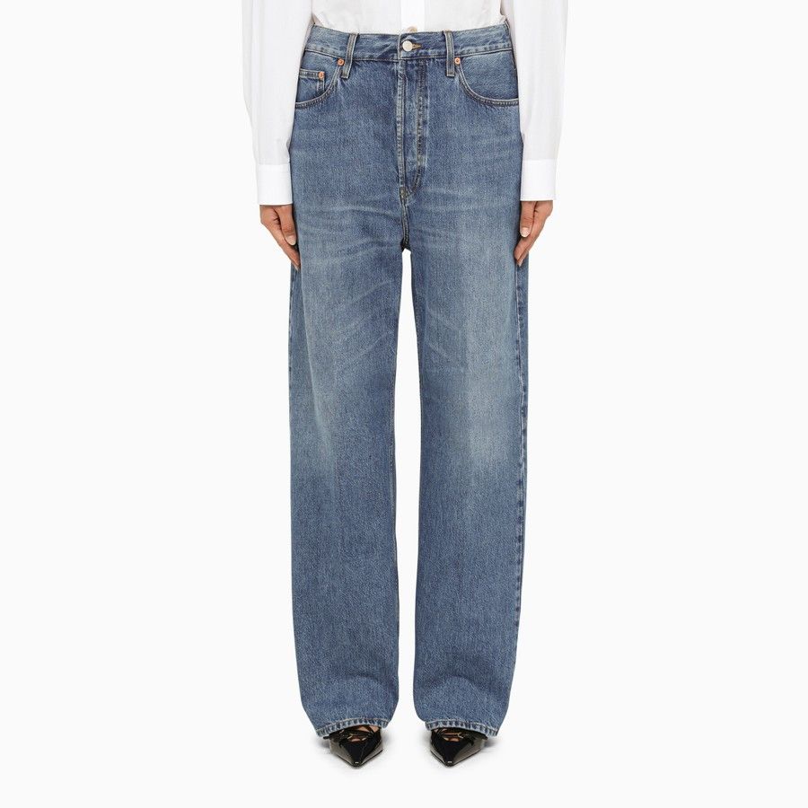 Gucci o1d2blof0824 Regular Denim Jeans in Blue Size 27" / US 4 / IT 40 - 1 Thumbnail