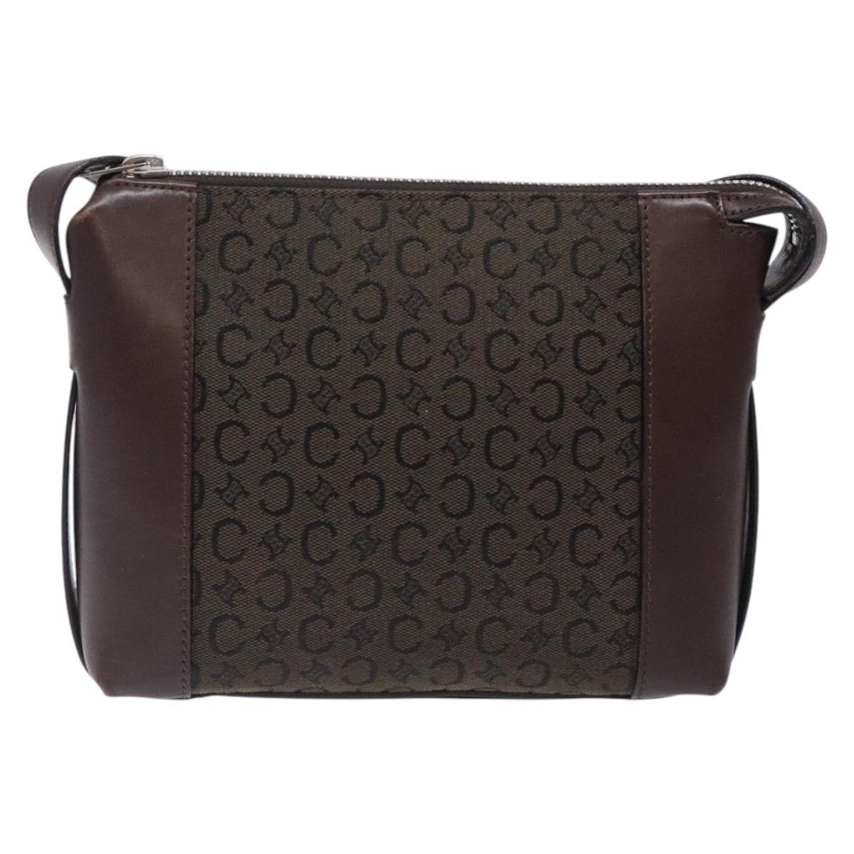 Celine CELINE C Macadam Canvas Shoulder Bag Brown Silver Size ONE SIZE - 2 Thumbnail